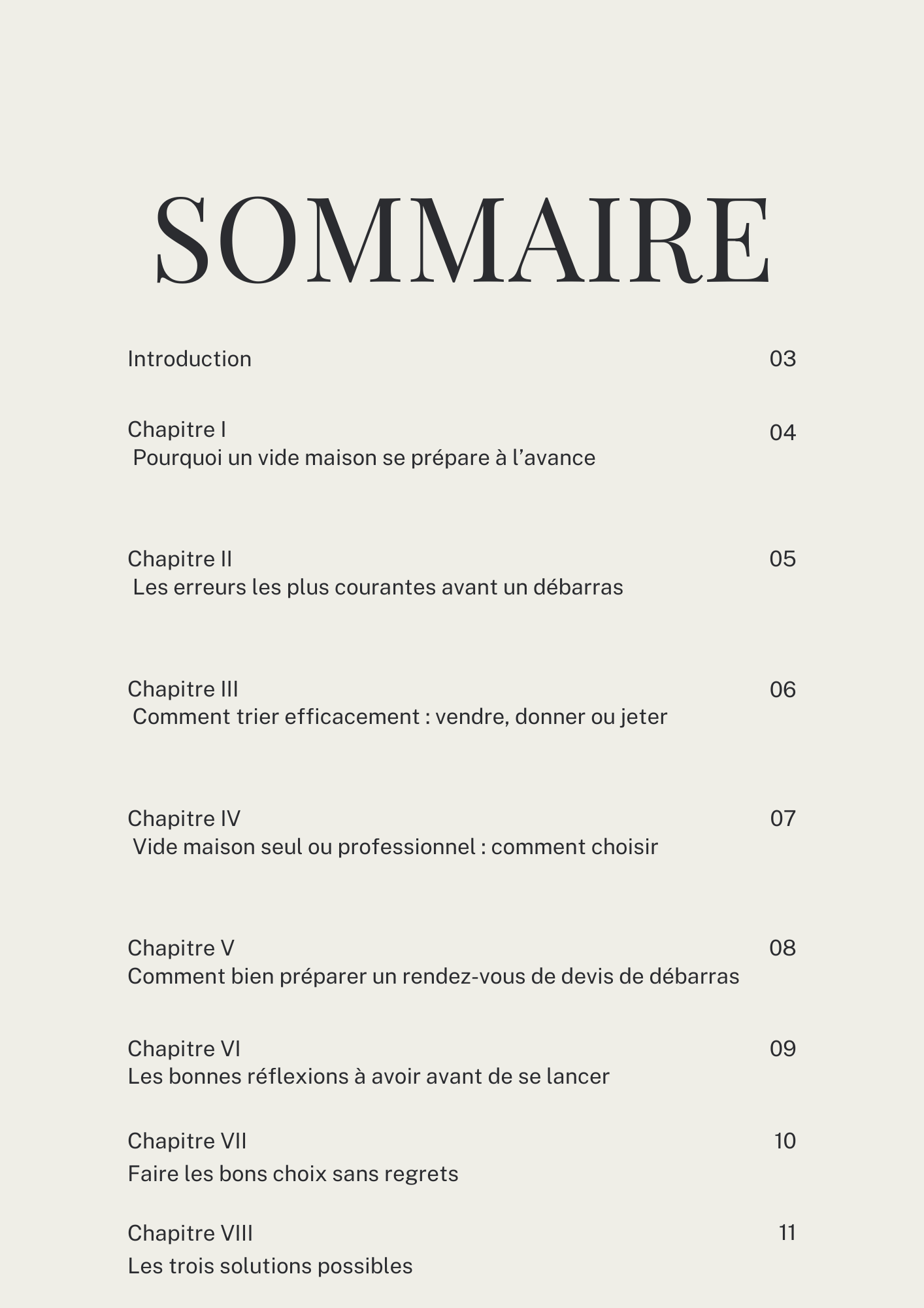 Vide maison : ce qu’il faut savoir avant de se lancer