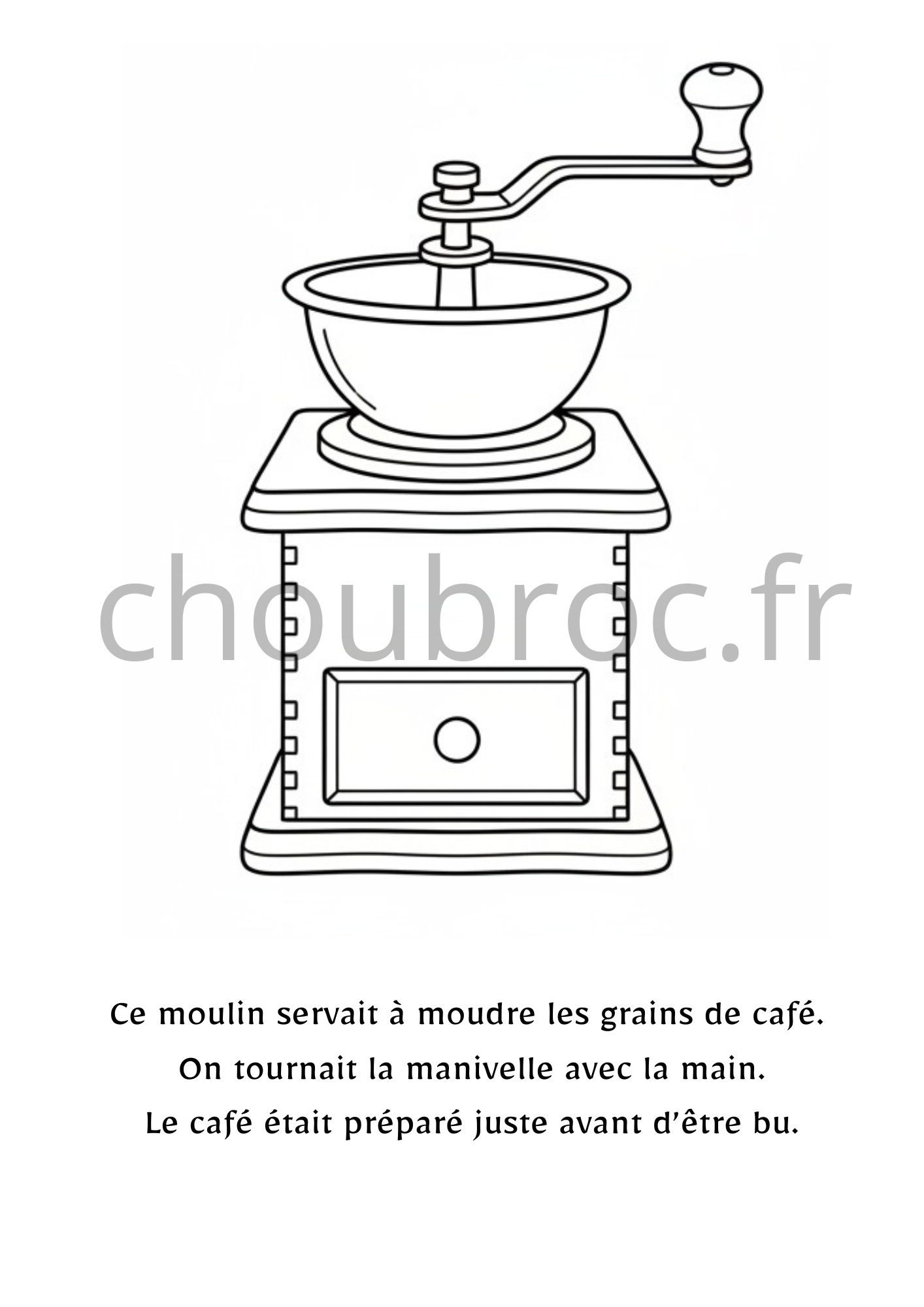 Colorie, la brocante d’autrefois – Tome 1 : Les objets de la maison