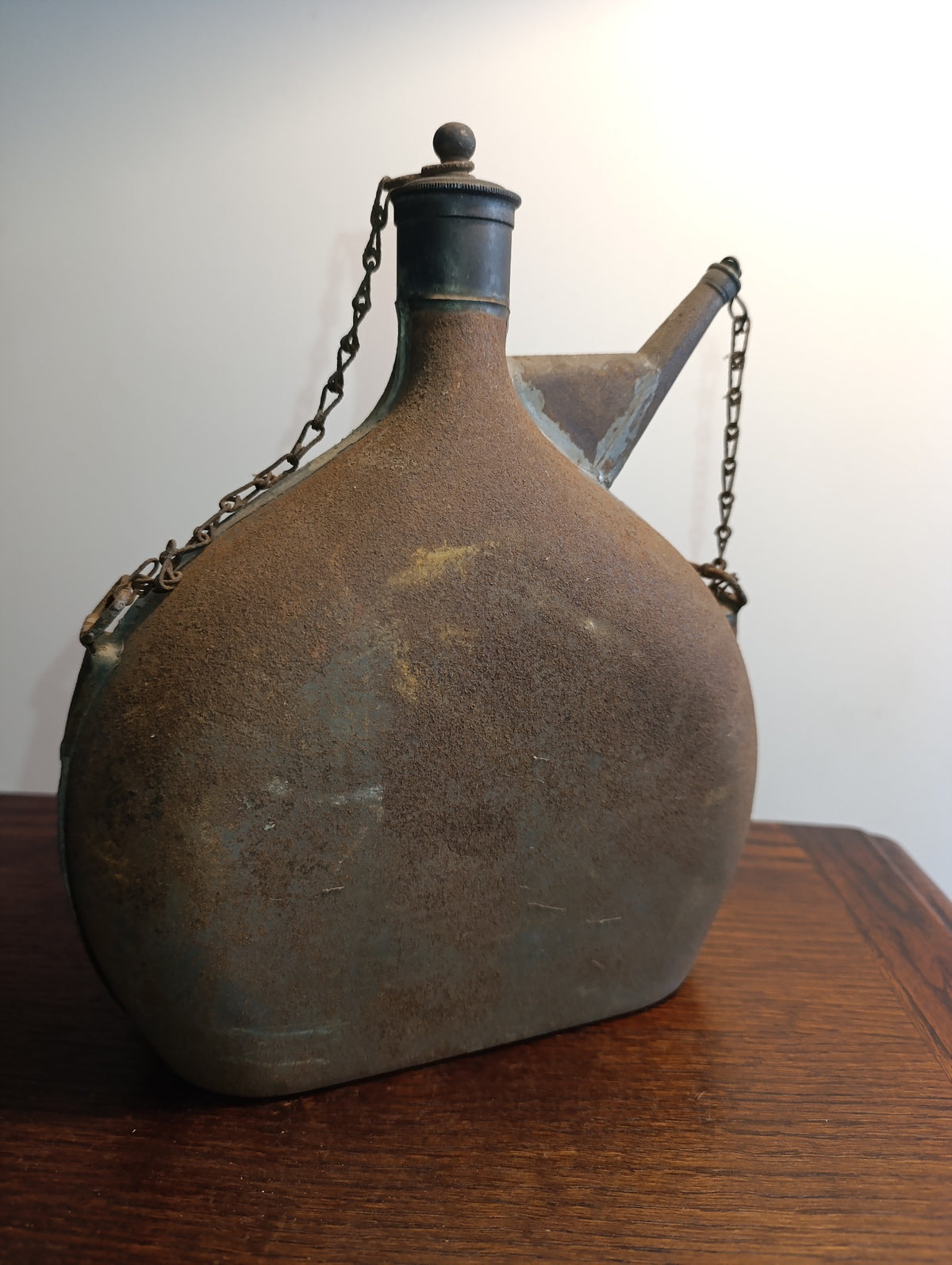 Gourde ancienne à deux goulots – attribution poilu 1914-1918