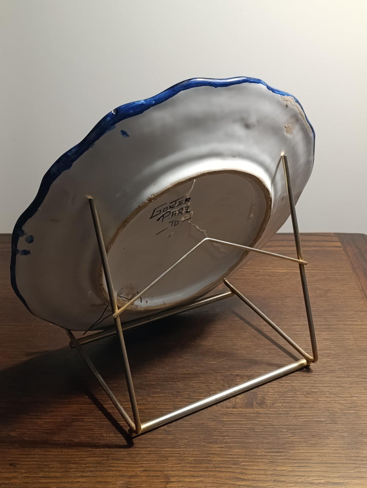Revers et état de l’assiette Gonfer
