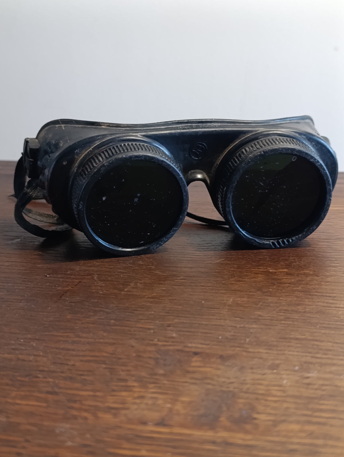 Anciennes lunettes de soudeur à verres ronds – collection