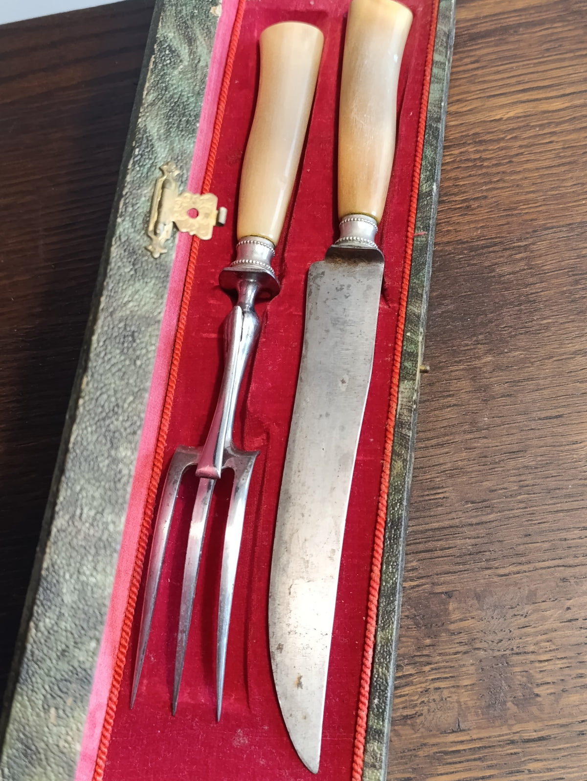Service à découper Pinay Fortias CUI030 — marquage, manches et coffret