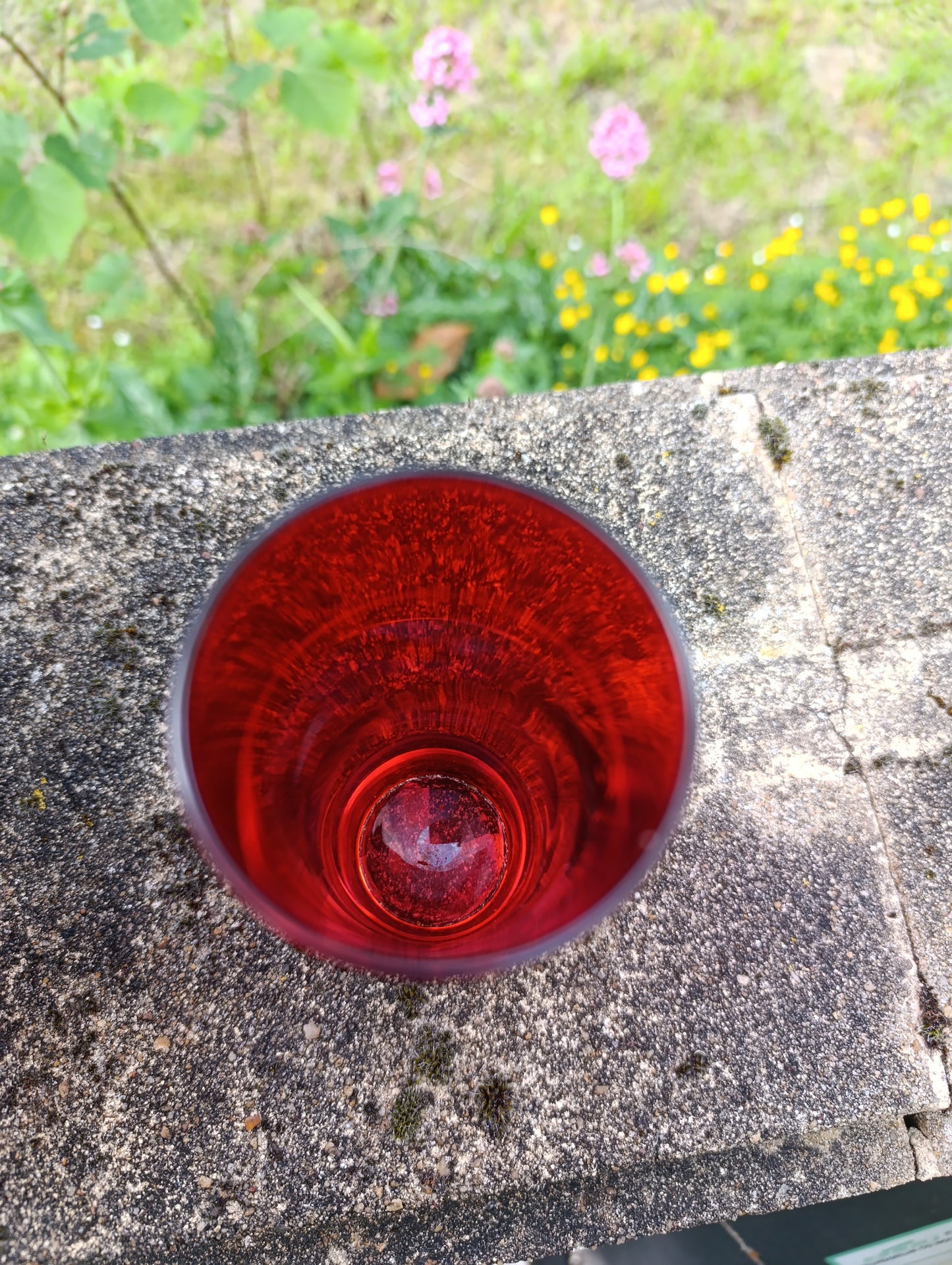Lot de 12 verres rouges Johnnie Walker – verres publicitaires vintage
