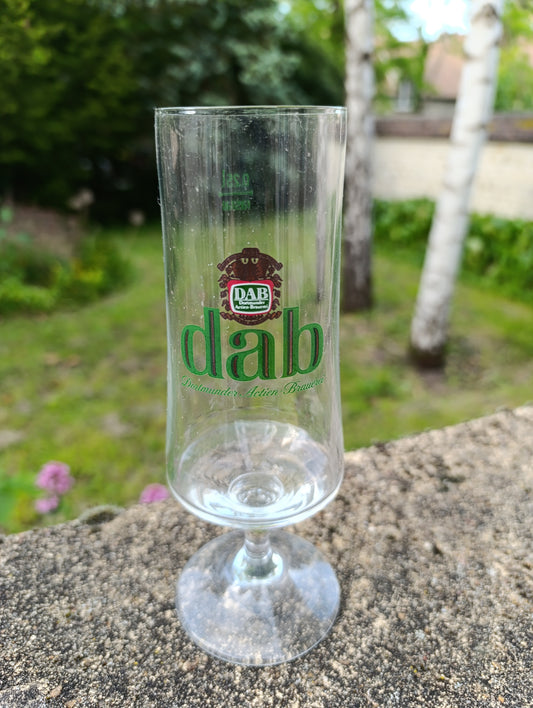 Lot de 12 verres à bière DAB d’Alb – Dortmunder Actien Brauerei