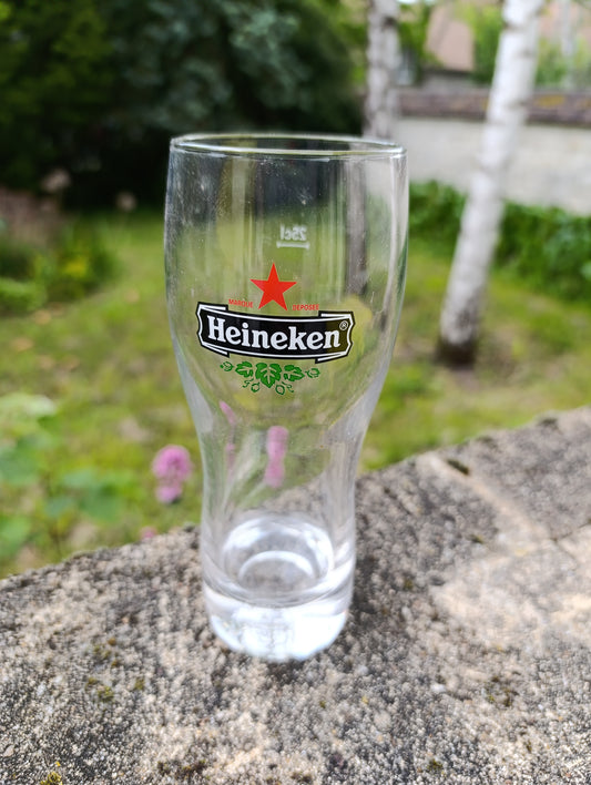 Lot de 6 verres Heineken Premium 25 cl – verres à bière publicitaires