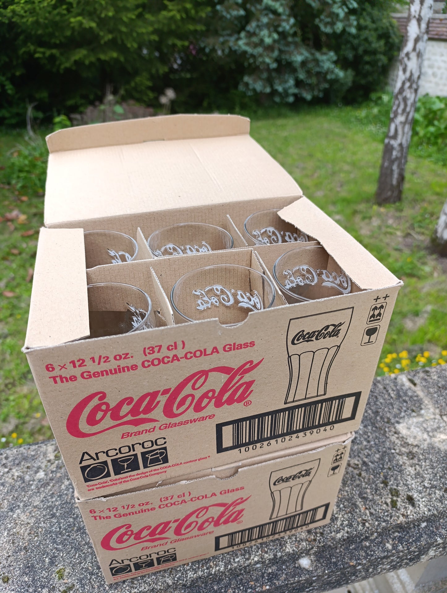 Lot de 12 verres Coca-Cola Arcoroc 37 cl