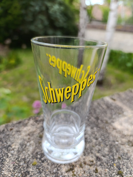 Verres Schweppes vintage – lot de 6 avec carton d’origine