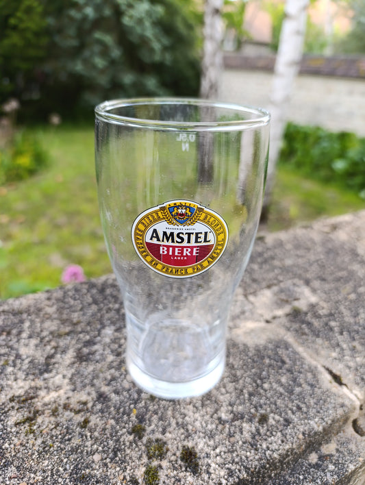 Lot de 18 verres Amstel – verres à bière 50 cl avec cartons d’origine