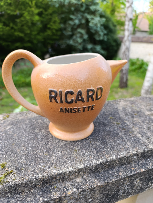 Pichet Ricard Anisette en céramique publicitaire vintage