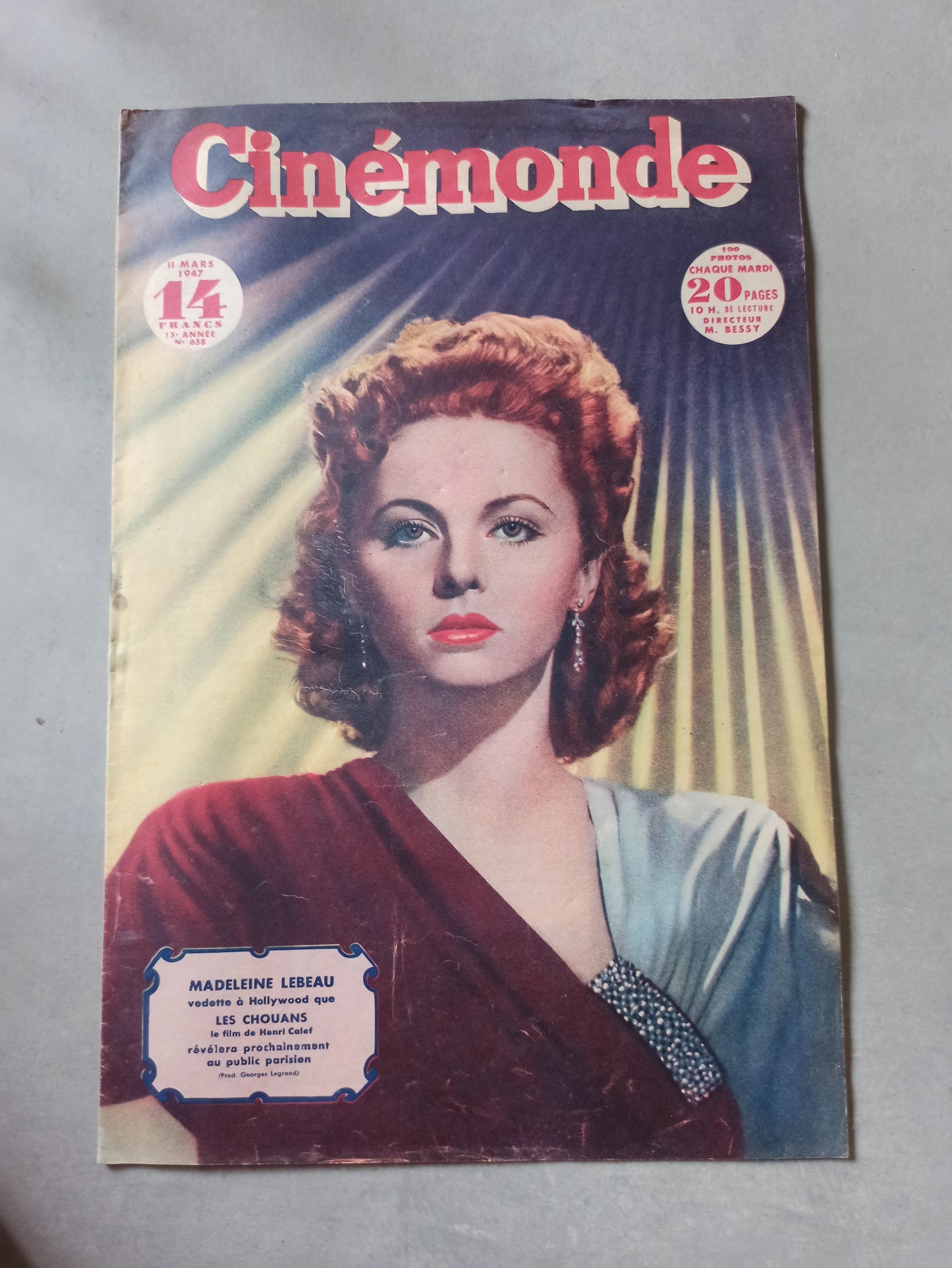 Lot de 84 magazines Cinémonde vintage – Collection ou déco murale cinéma