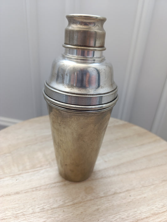 Shaker Vintage Années 50 en Métal Argenté – Made in England (E.P.N.S.)
