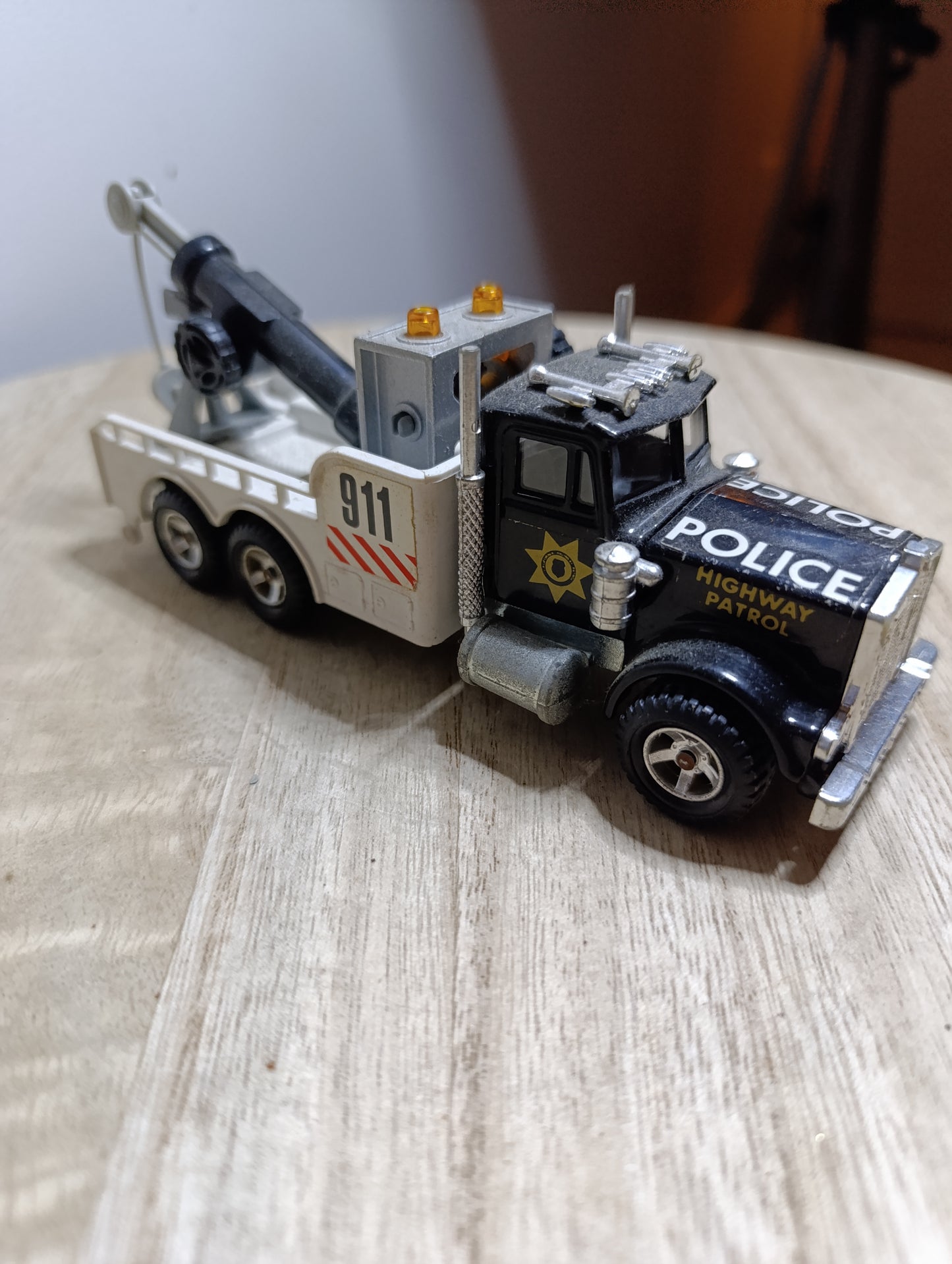 Majorette Police Tow Truck Kenworth – échelle 1/47 – vintage