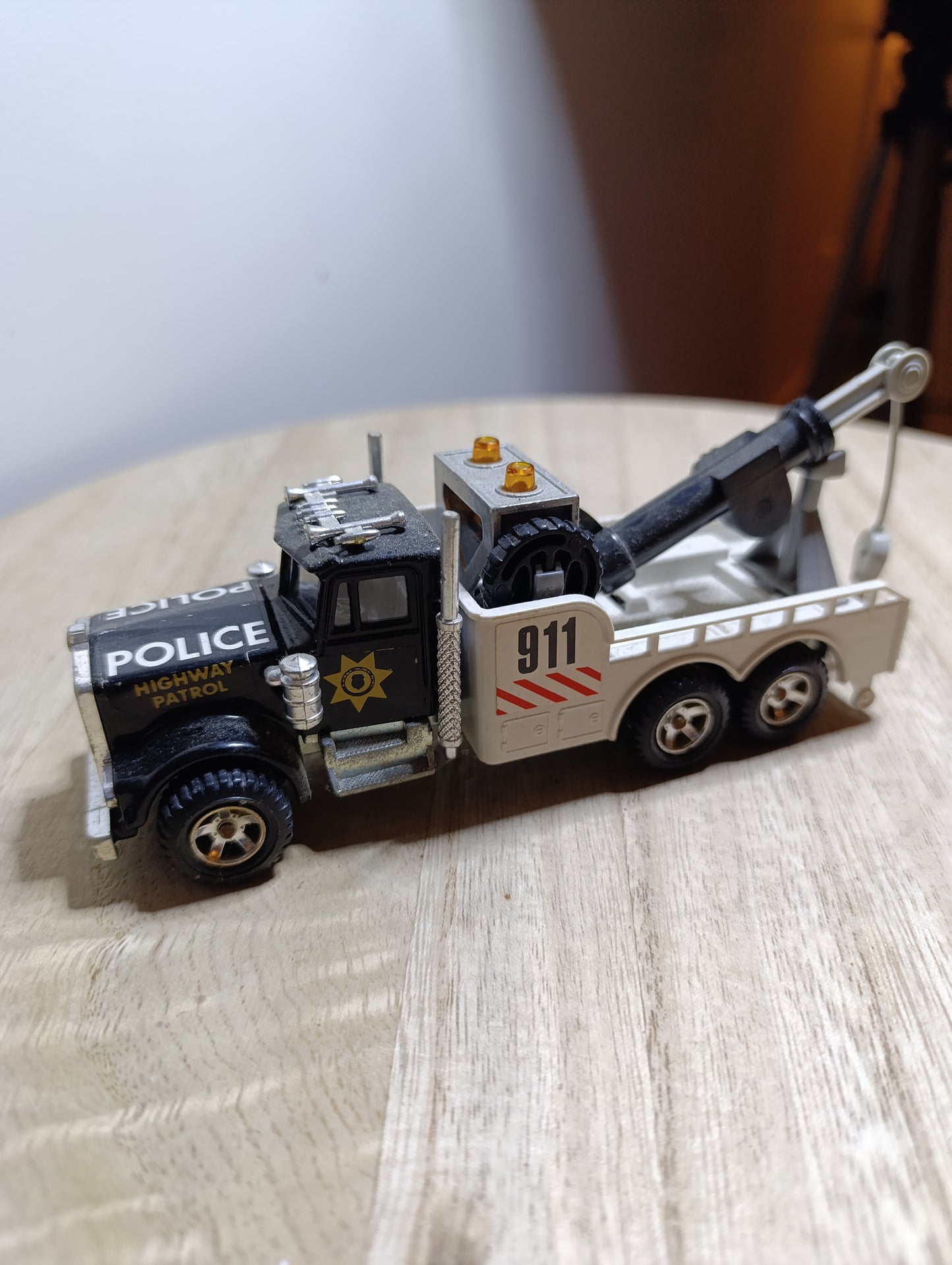 Majorette Police Tow Truck Kenworth – échelle 1/47 – vintage