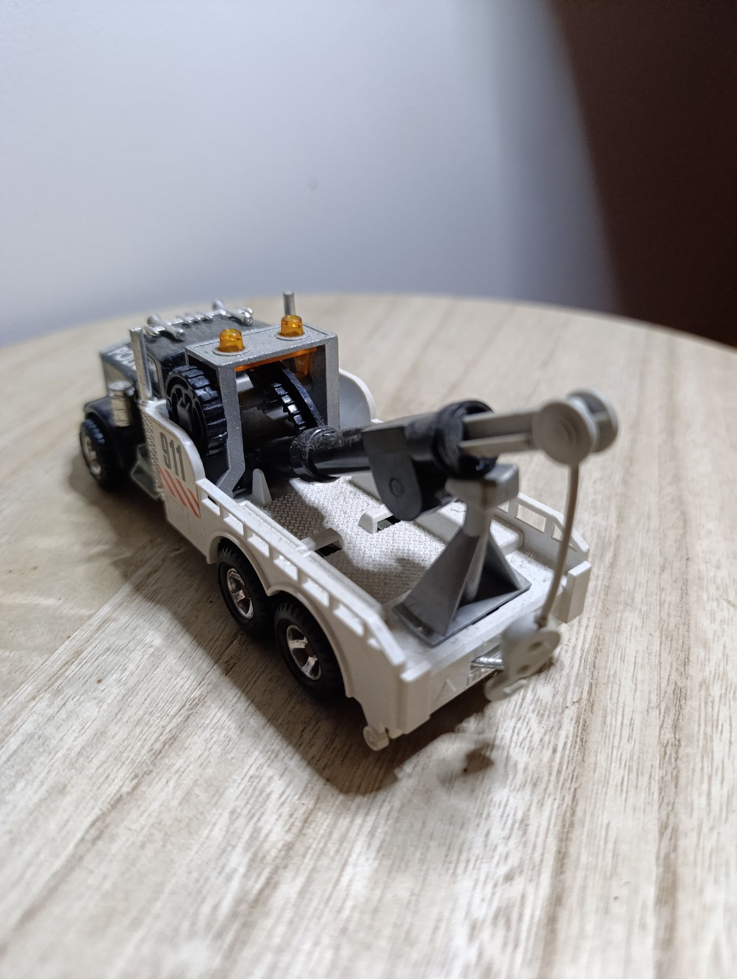 Majorette Police Tow Truck Kenworth – échelle 1/47 – vintage