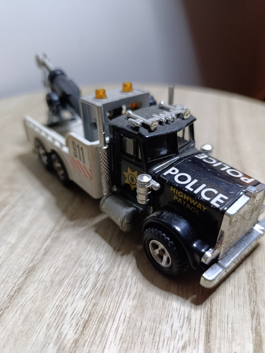 Majorette Police Tow Truck Kenworth – échelle 1/47 – vintage