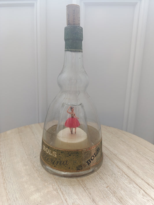 Bouteille vintage Bols Ballerina – danseuse mécanique