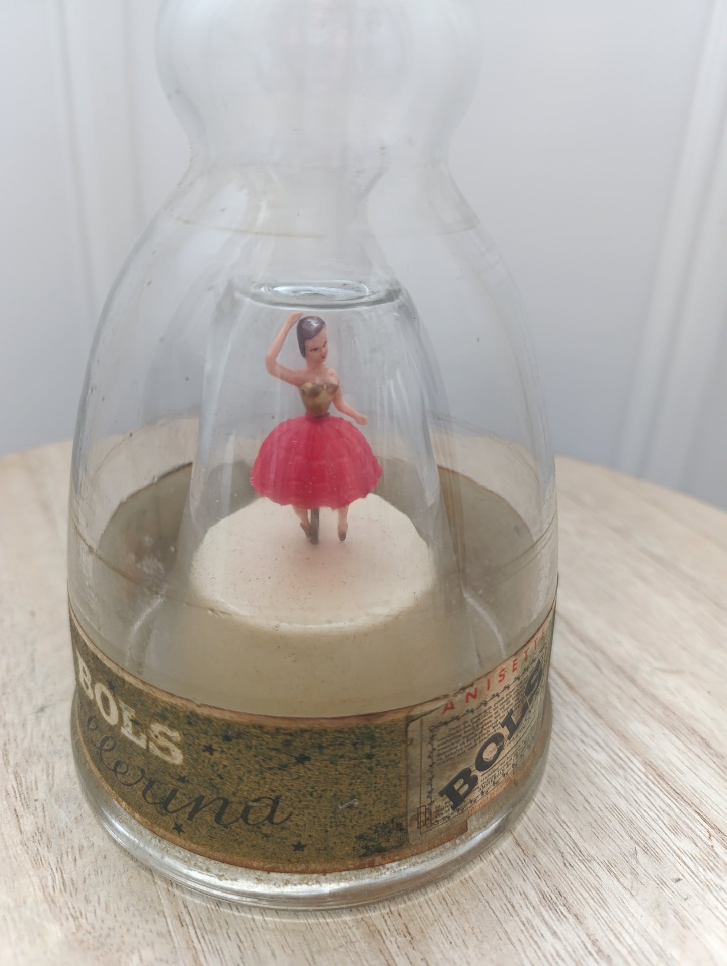 Bouteille vintage Bols Ballerina – danseuse mécanique