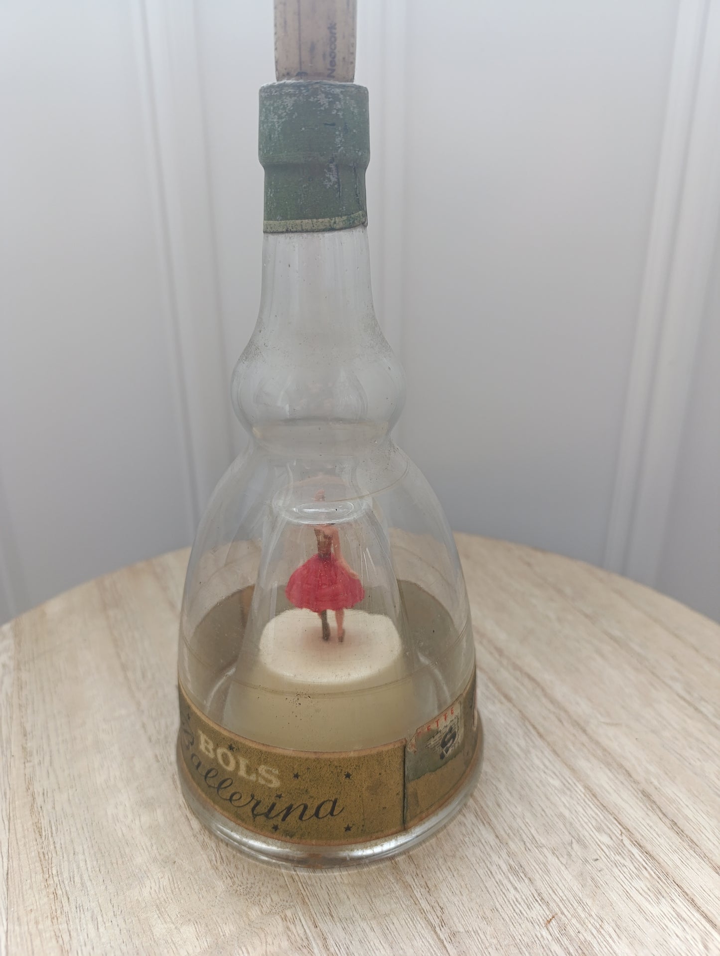 Bouteille vintage Bols Ballerina – danseuse mécanique