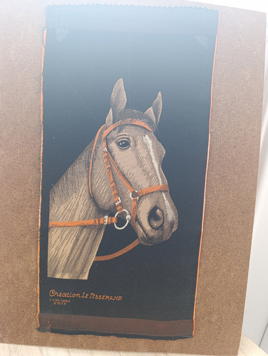 Tissage ancien Le Tisserand – Portrait de cheval