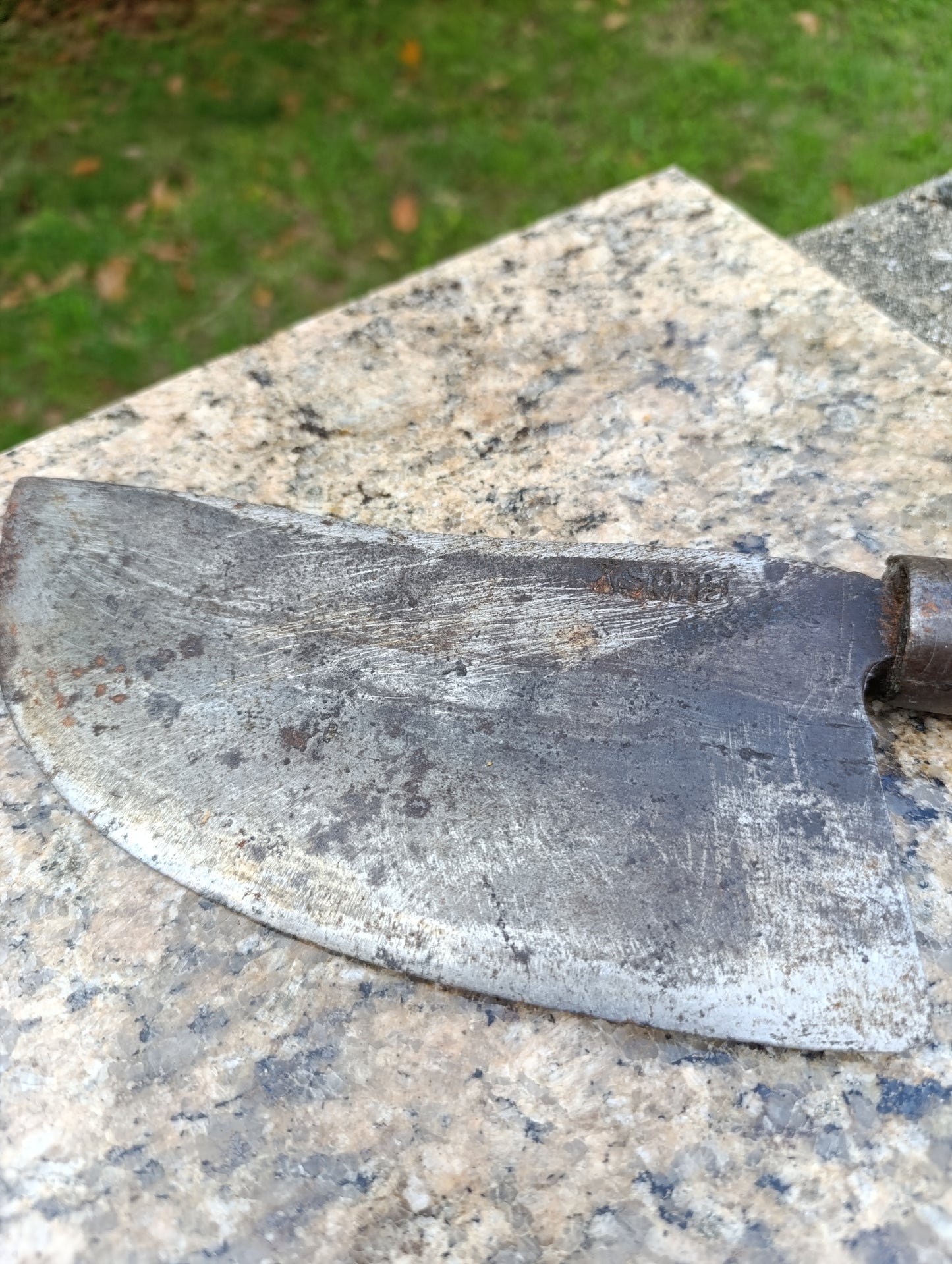 Hachoir ancien REUSY 34 cm – manche bois