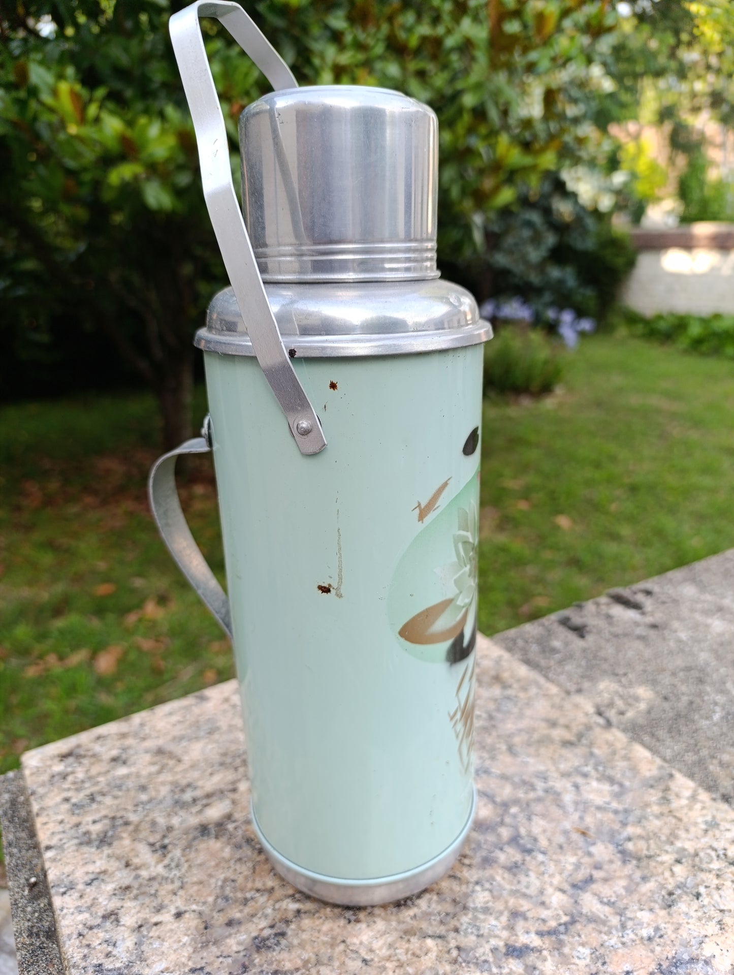 Thermos vintage chinois “Peer Brand” – 34 cm