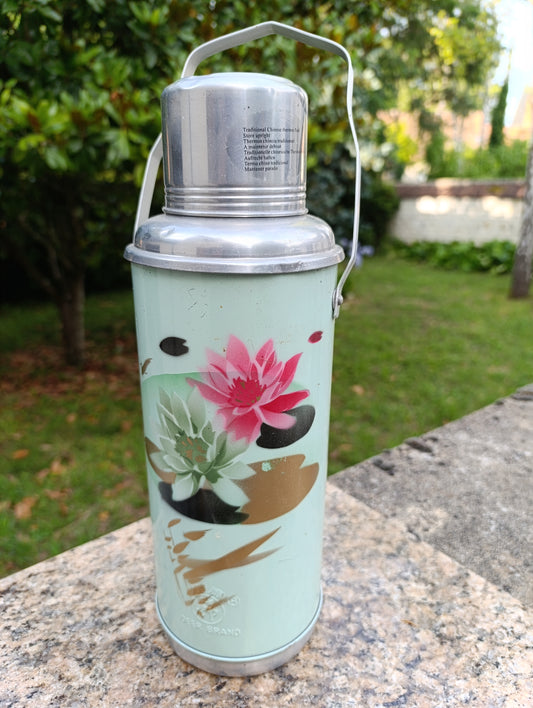 Thermos vintage chinois “Peer Brand” – 34 cm