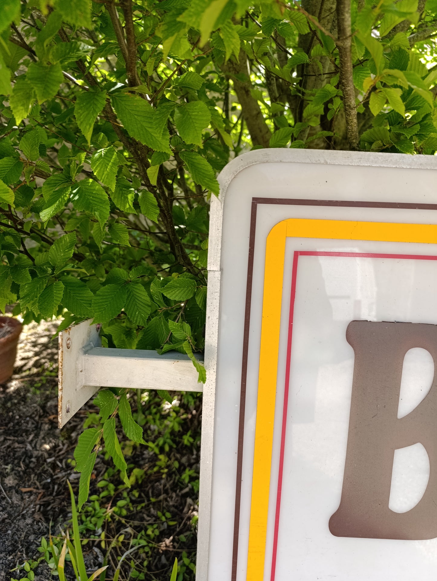 Ancienne enseigne lumineuse « Bar des Alouettes » Pithiviers – panneau historique vintage