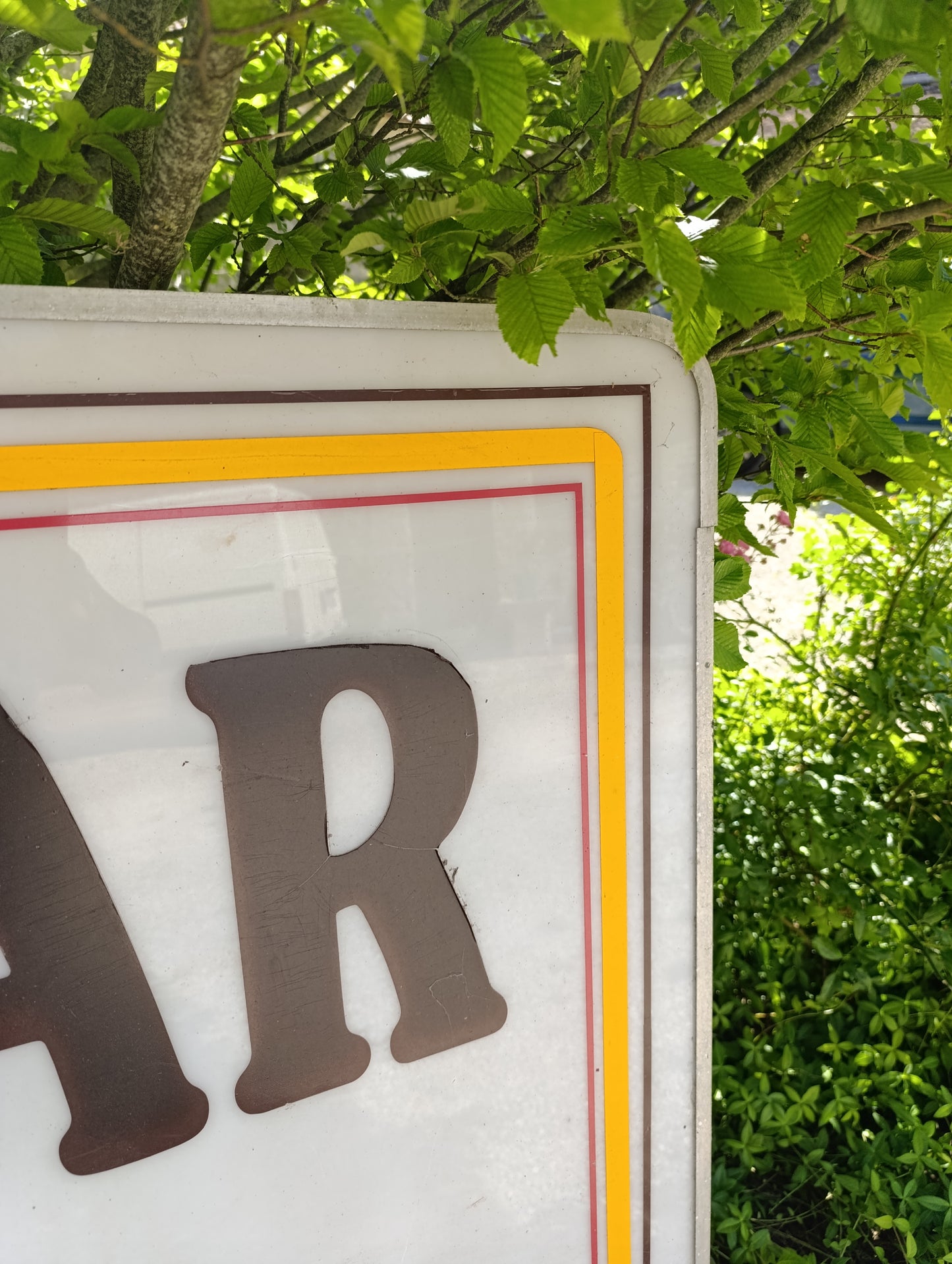 Ancienne enseigne lumineuse « Bar des Alouettes » Pithiviers – panneau historique vintage