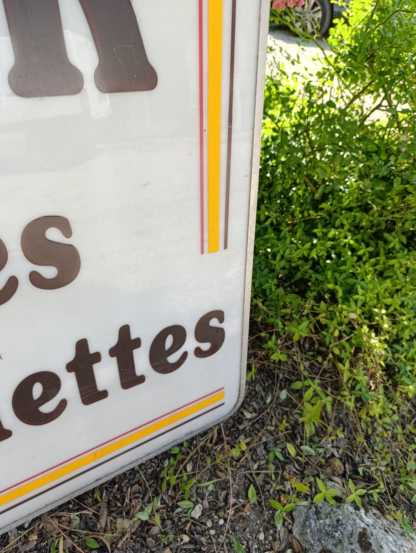 Ancienne enseigne lumineuse « Bar des Alouettes » Pithiviers – panneau historique vintage