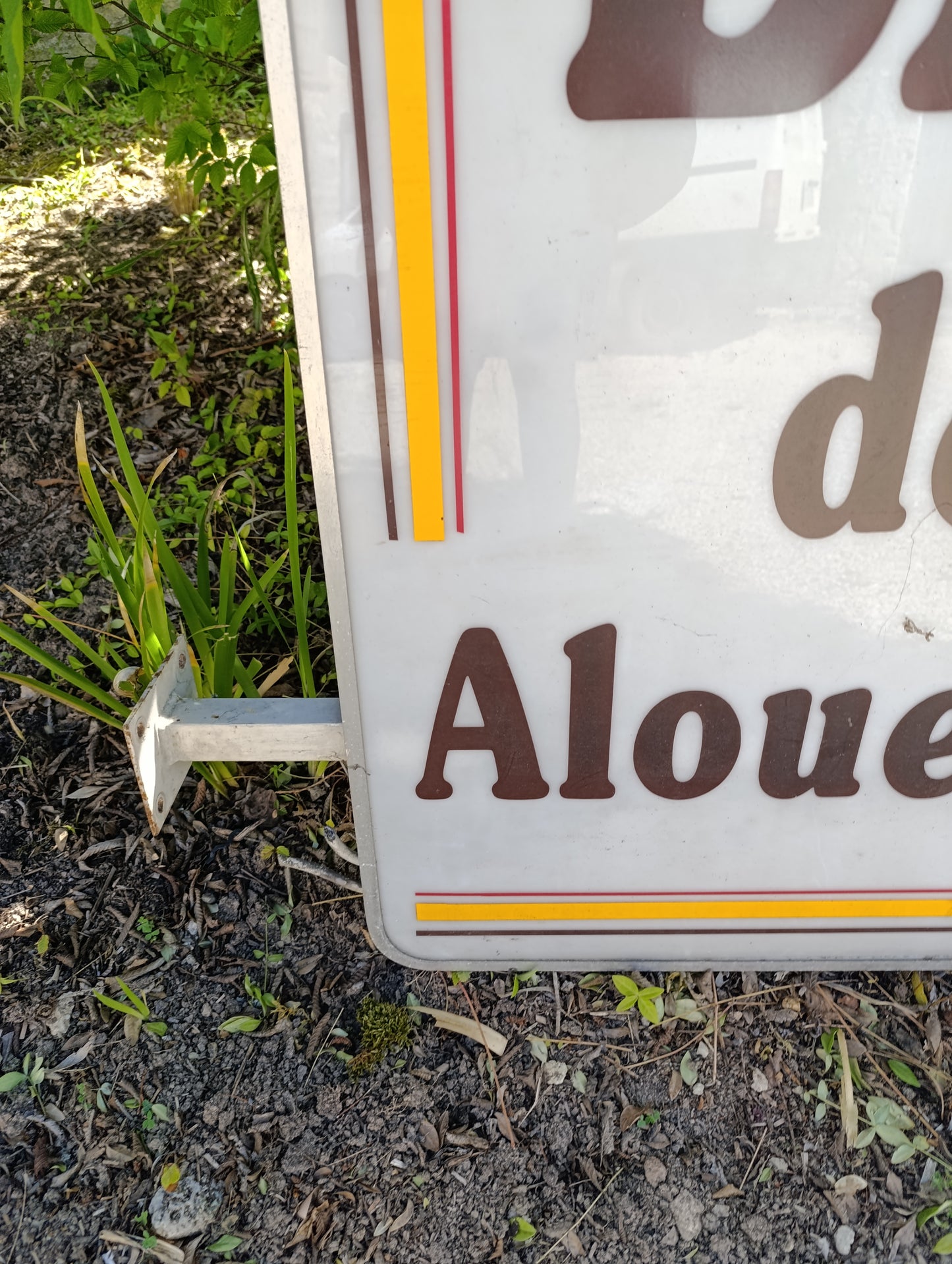 Ancienne enseigne lumineuse « Bar des Alouettes » Pithiviers – panneau historique vintage