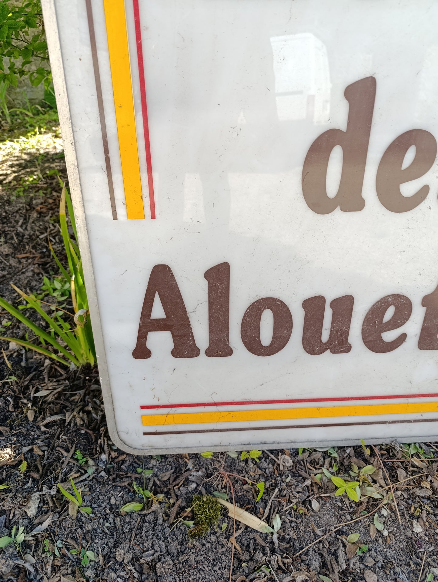 Ancienne enseigne lumineuse « Bar des Alouettes » Pithiviers – panneau historique vintage