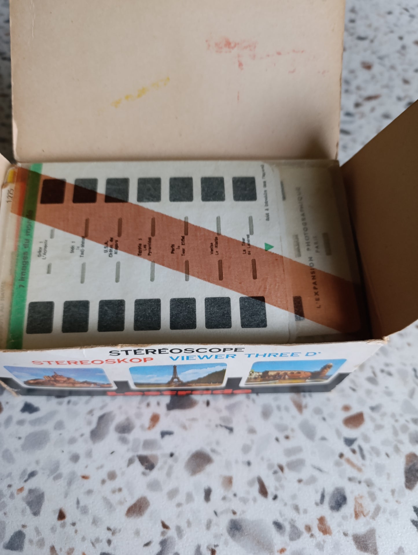 Stéréoscope Lestrade vintage avec boîte d’origine – visionneuse 3D ancienne