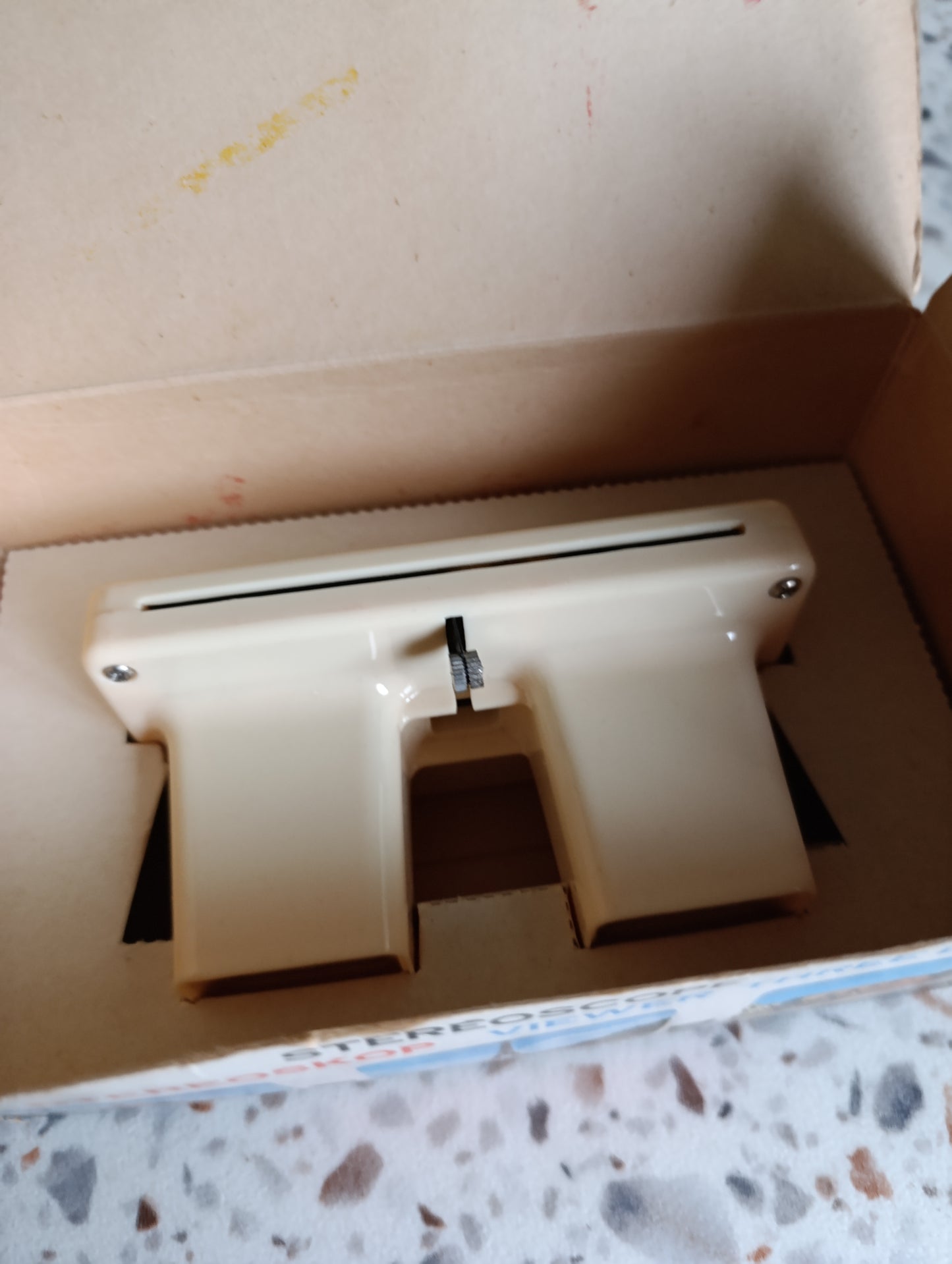 Stéréoscope Lestrade vintage avec boîte d’origine – visionneuse 3D ancienne