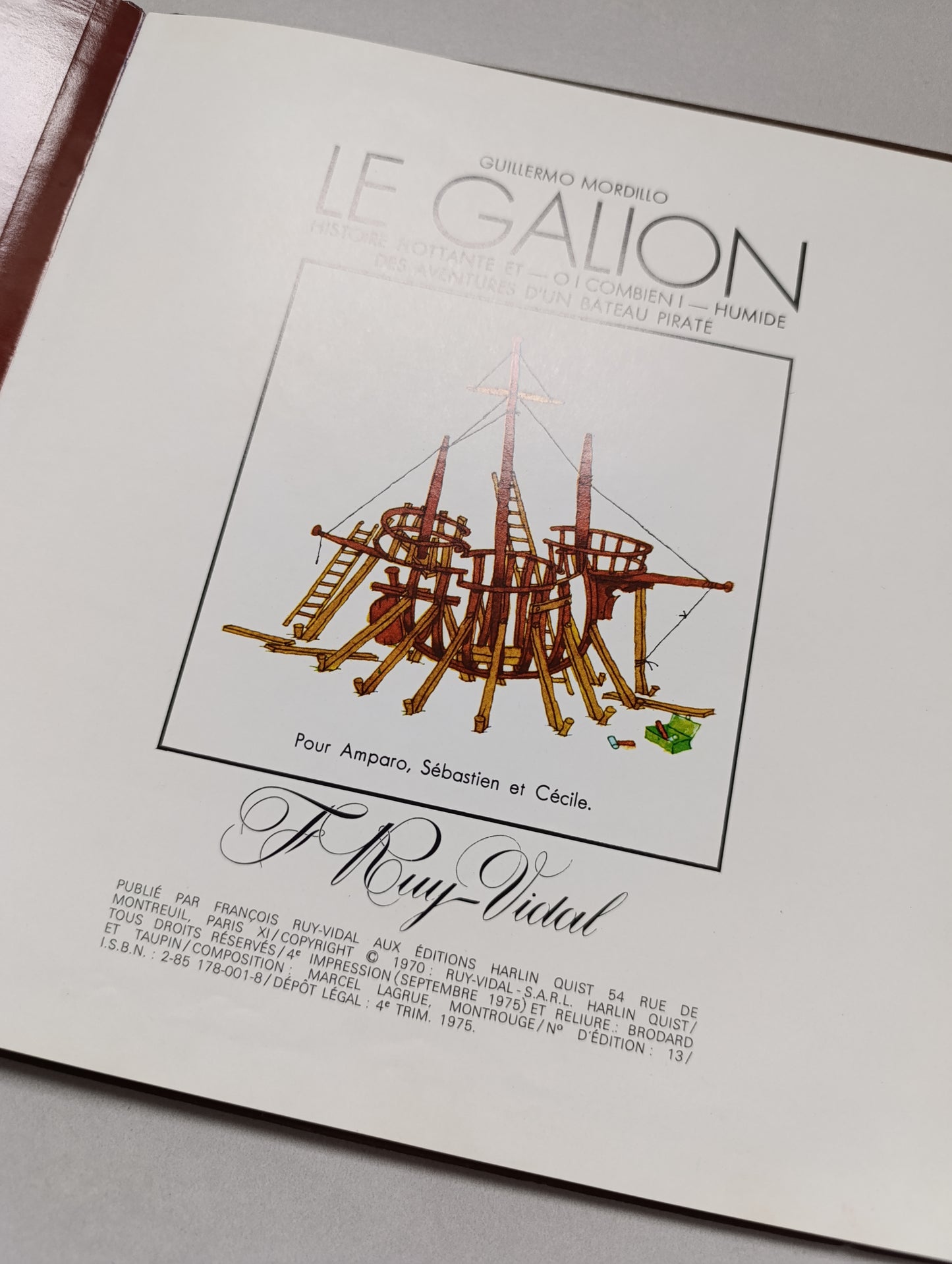 Guillermo Mordillo – Le Galion – Éditions F. Roy-Vidal