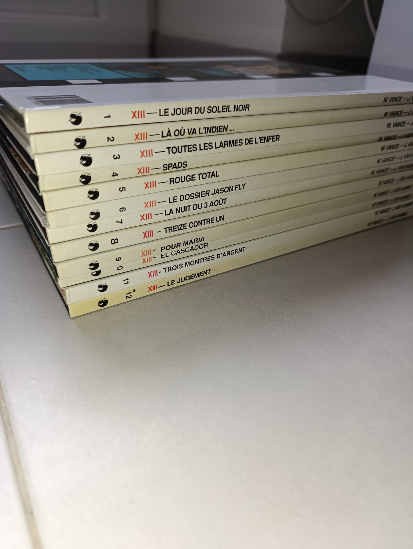 Lot complet XIII tomes 1 à 12 — Vance & Van Hamme — Dargaud (1991–1997) — très bel état