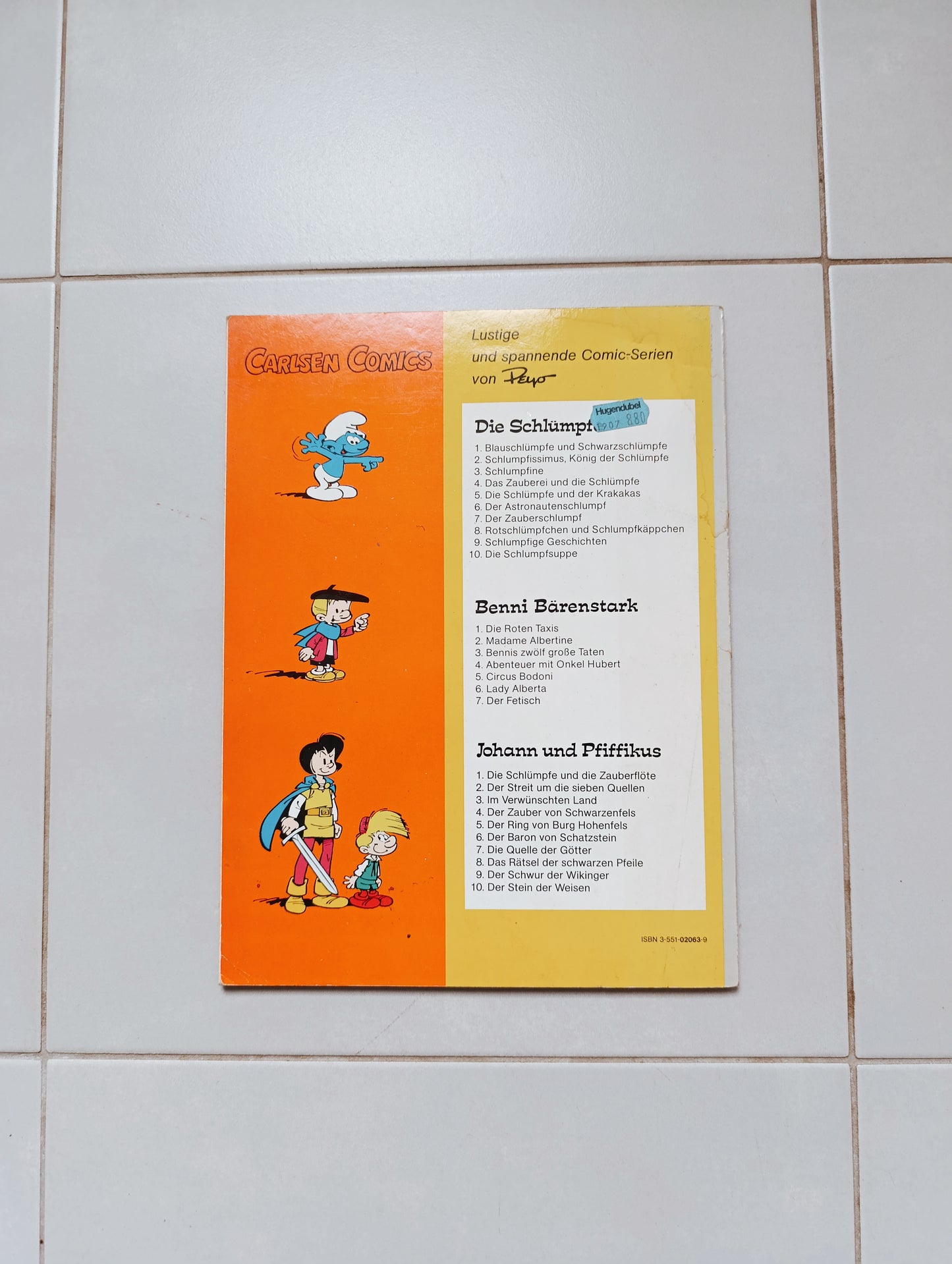 Benni Bärenstark – Bennis Zwölf Grosse Taten — Carlsen Comics (1987) — bel état