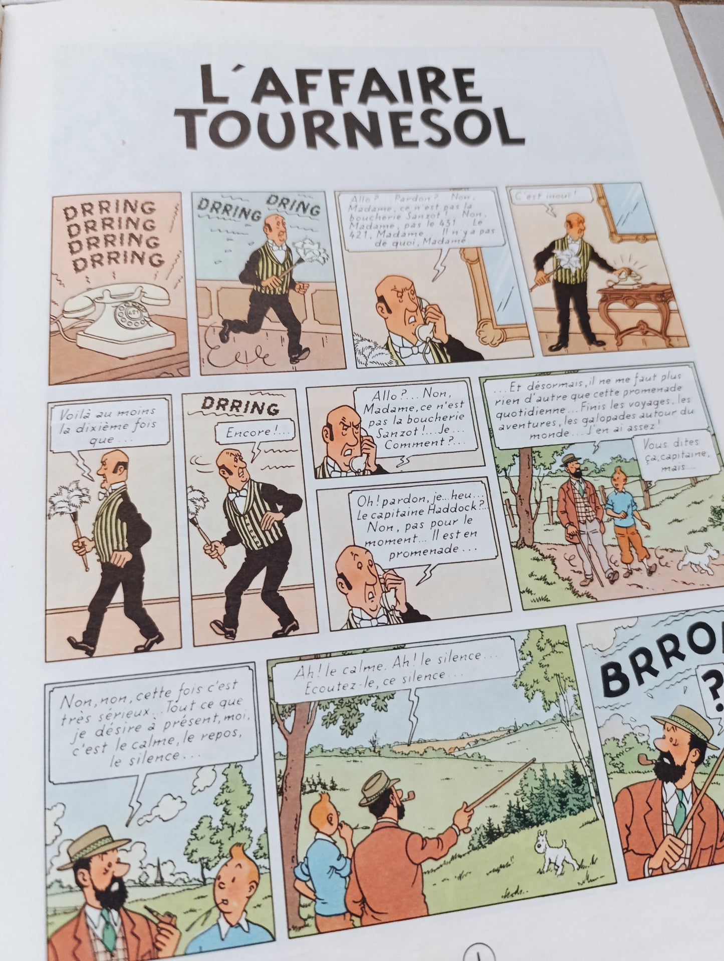 Tintin – L’Affaire Tournesol – Hergé – Édition C4 (1980–82, Casterman)