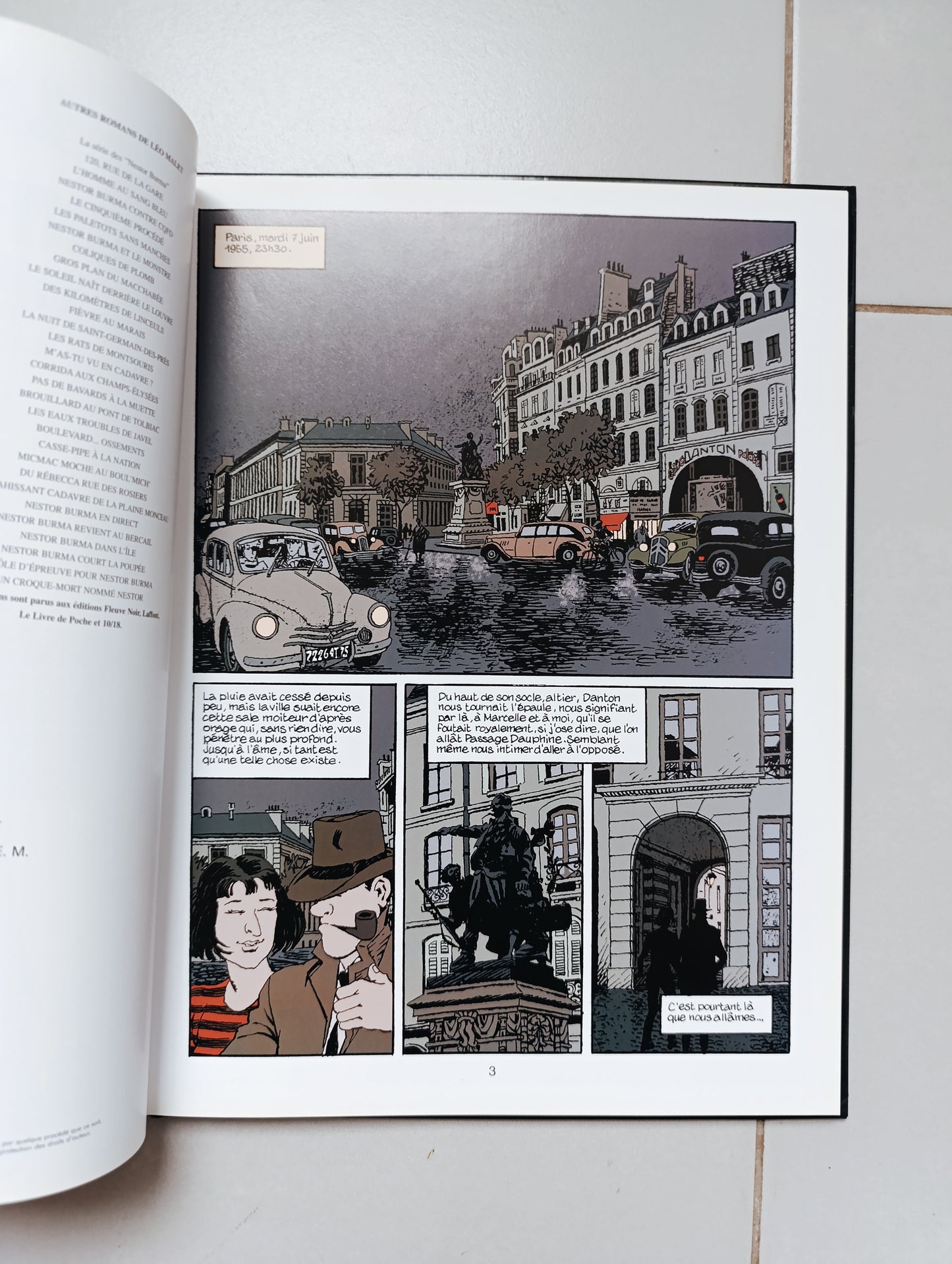 Léo Malet / Moynot — La Nuit de Saint-Germain-des-Prés (Nestor Burma dans le 6ᵉ arrondissement) — Casterman