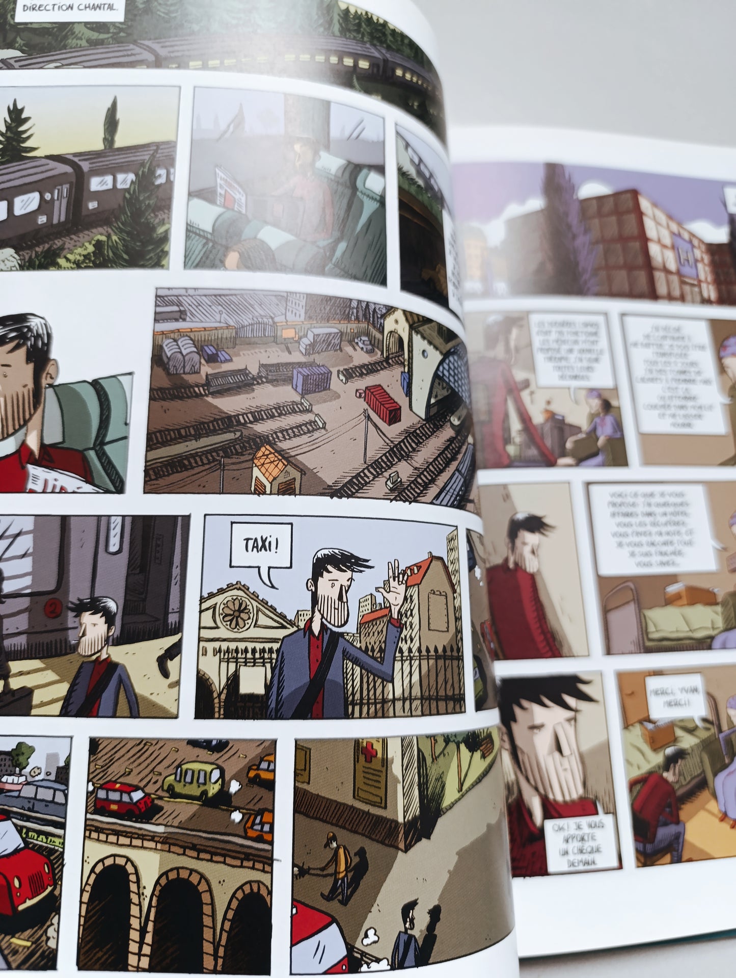 Denis Robert & Thomas Clément — Tout va bien : Yvan et la banquière — Poisson Pilote / Dargaud — très bel état