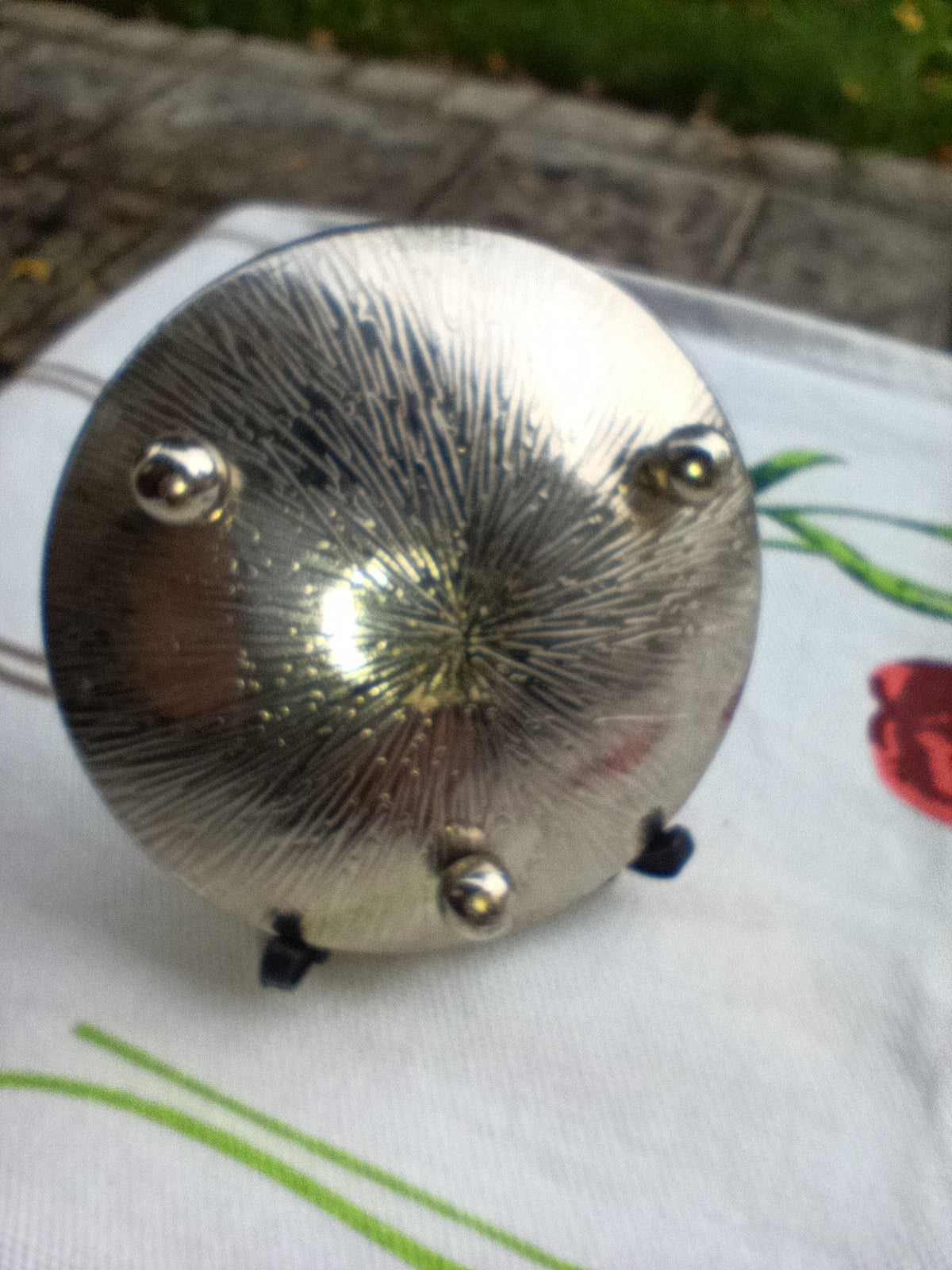 Petite assiette décorative espagnole – Damasquinage de Tolède