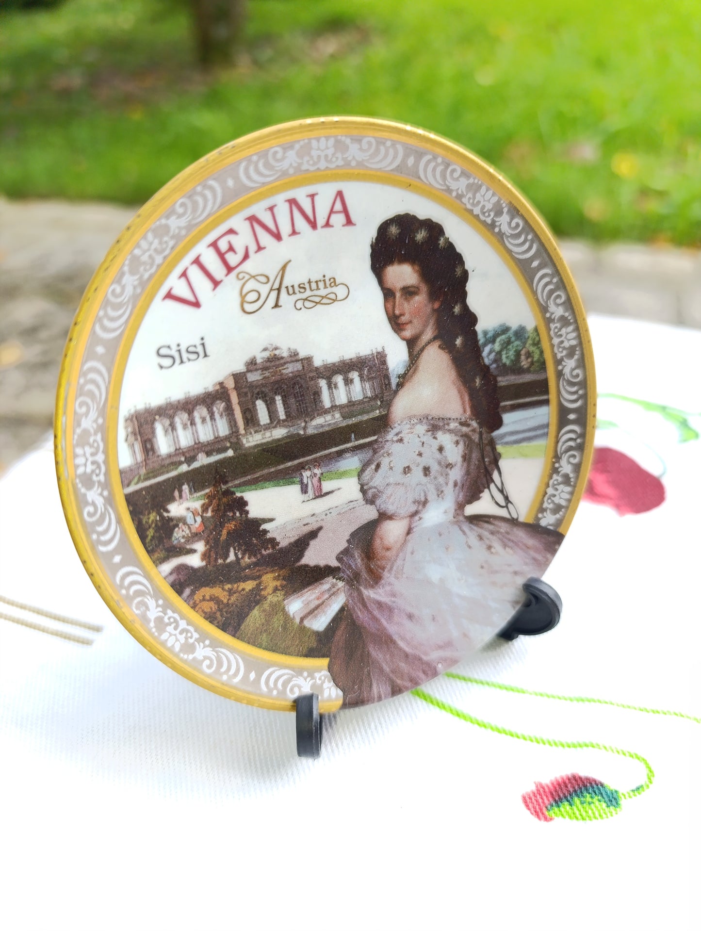 Petite assiette décorative – Sissi Impératrice, Vienne (Autriche)