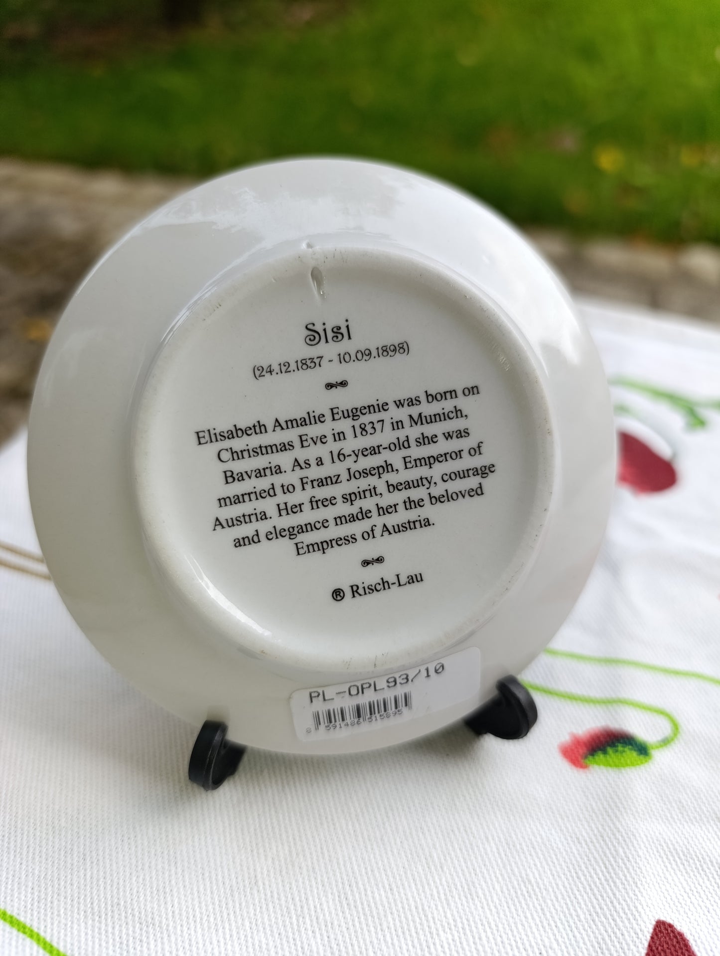 Petite assiette décorative – Sissi Impératrice, Vienne (Autriche)