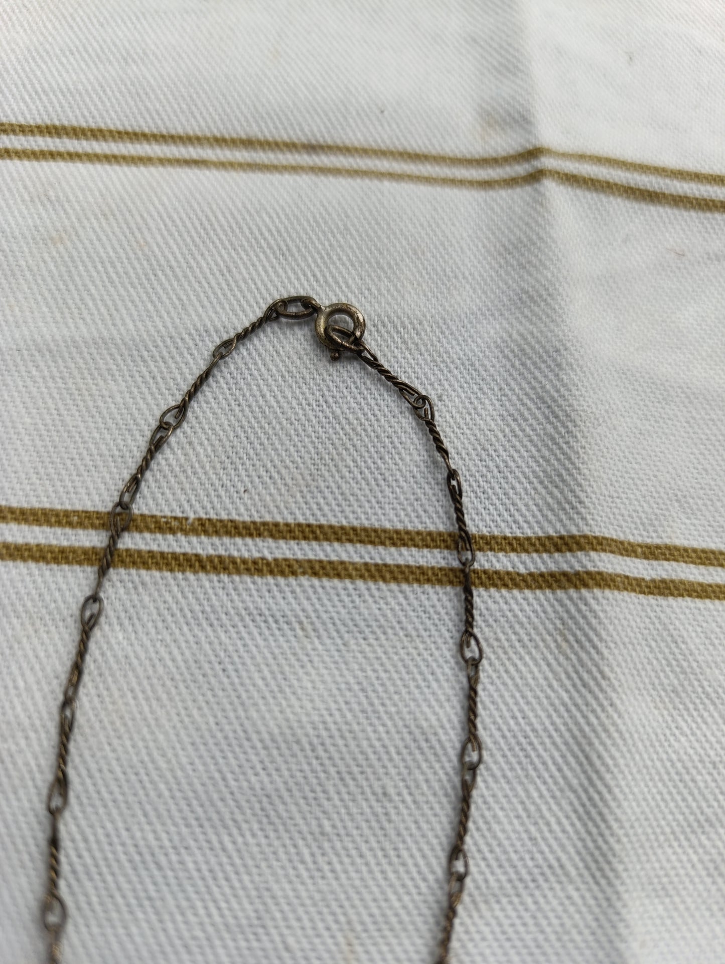 Collier ancien prénom « Colette » émaillé