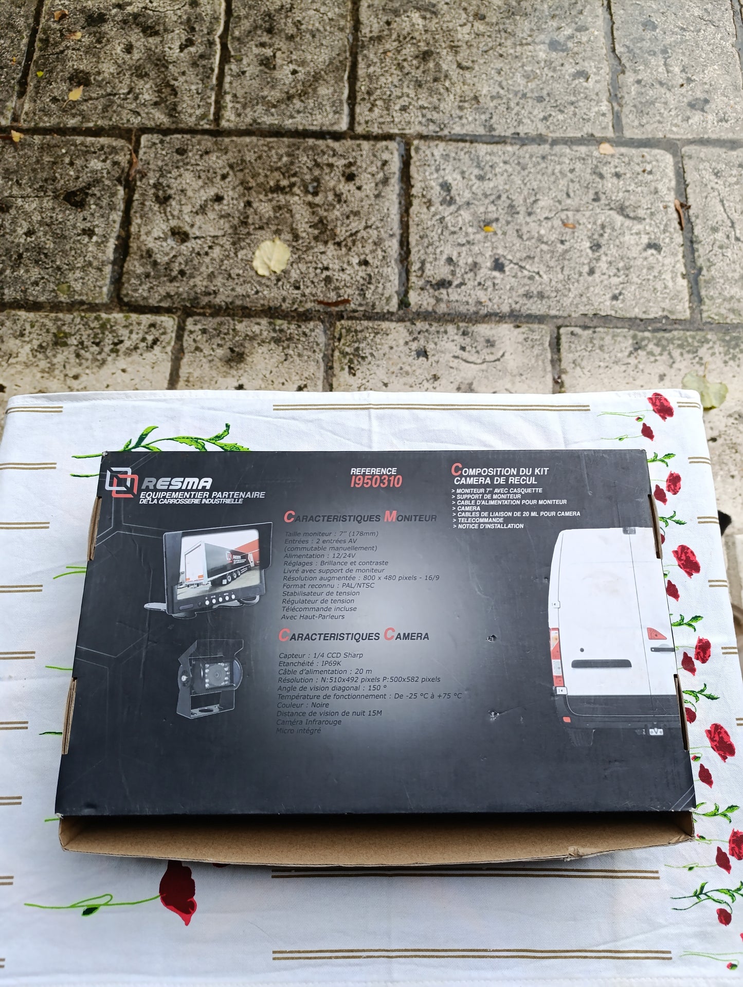 Kit caméra de recul Resma 7’’ – état neuf