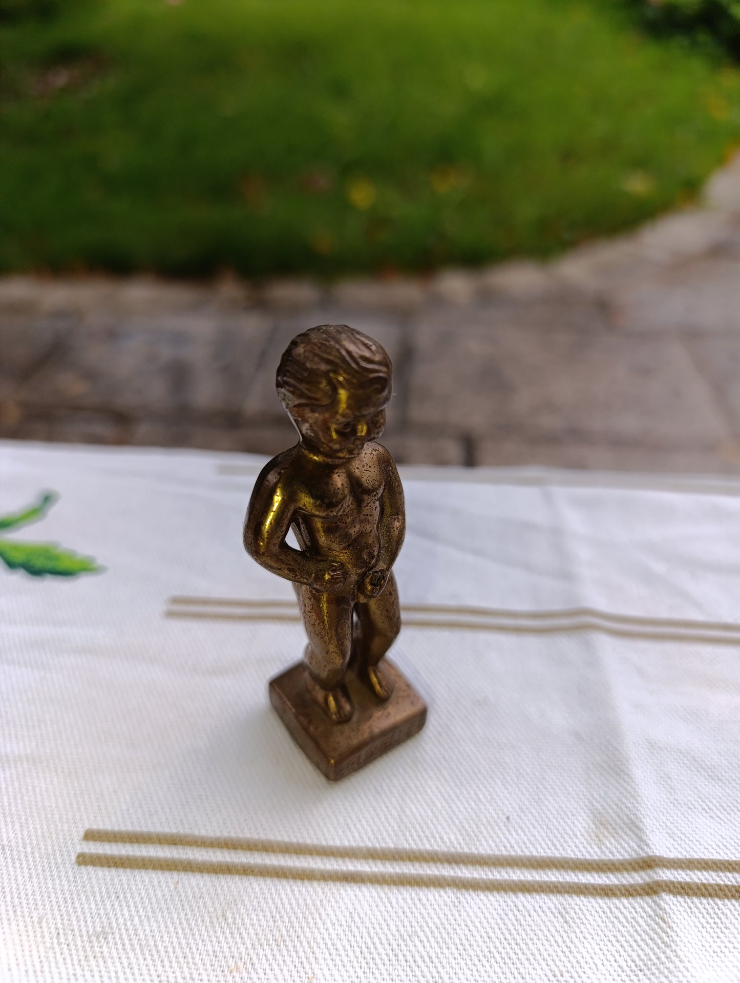 Petite statuette en laiton – Manneken-Pis Bruxelles