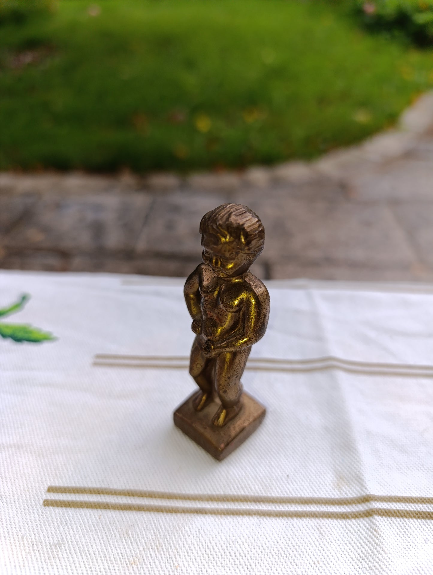 Petite statuette en laiton – Manneken-Pis Bruxelles