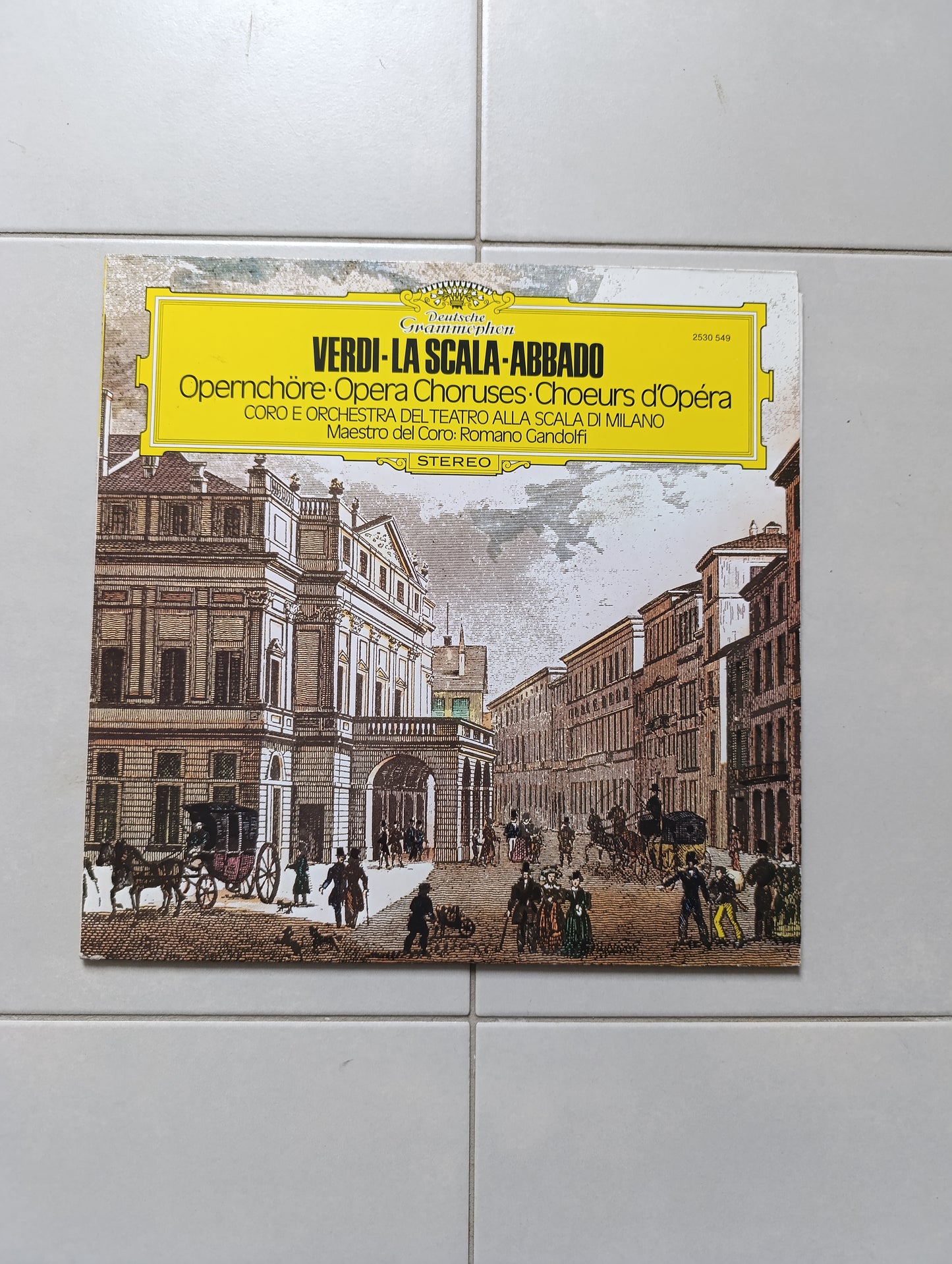 Vinyle 33 tours – Verdi – La Scala – Claudio Abbado – Deutsche Grammophon