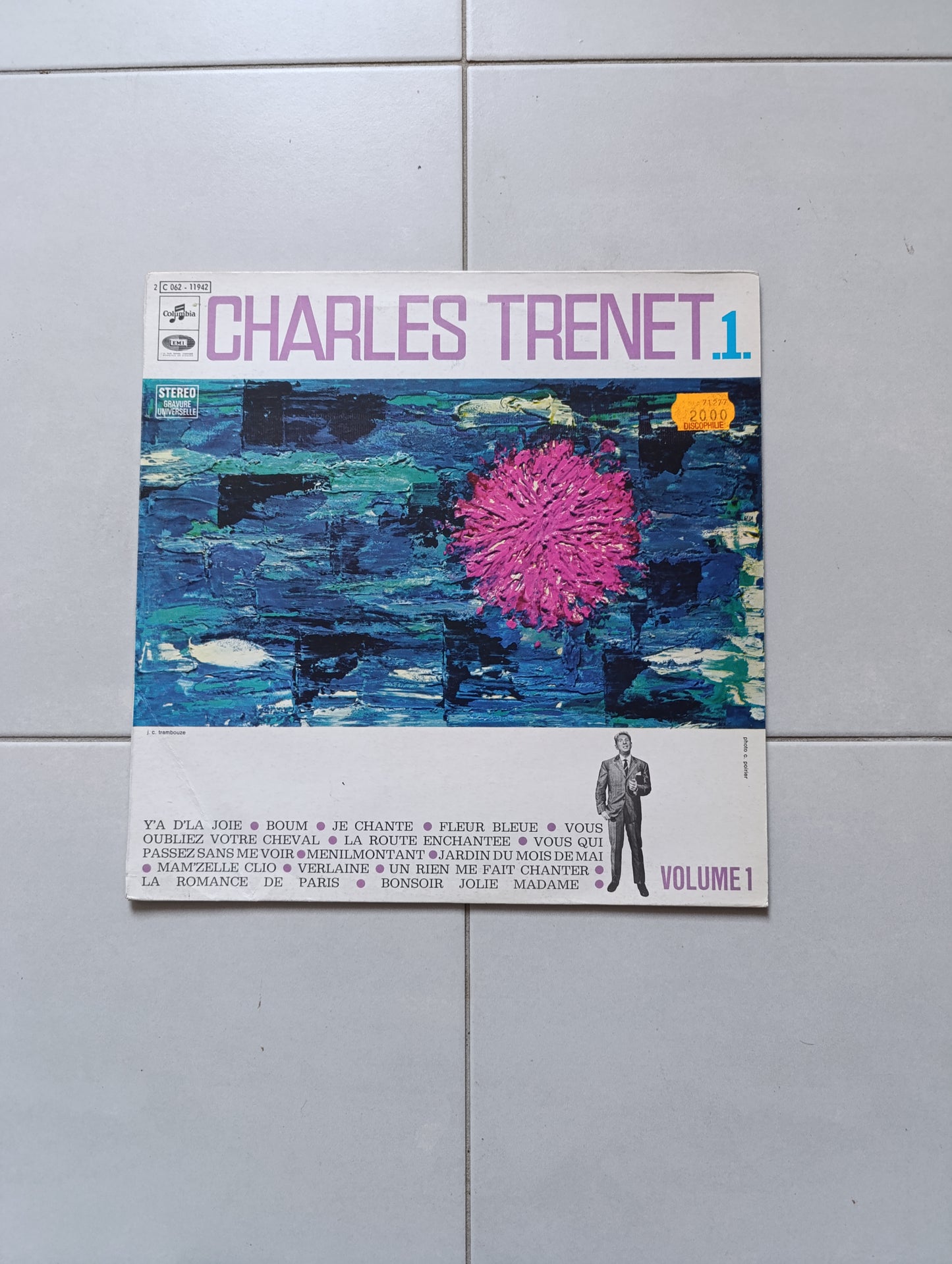 33 tours chanson française – Charles Trenet Vol. 1 – Charles Trenet