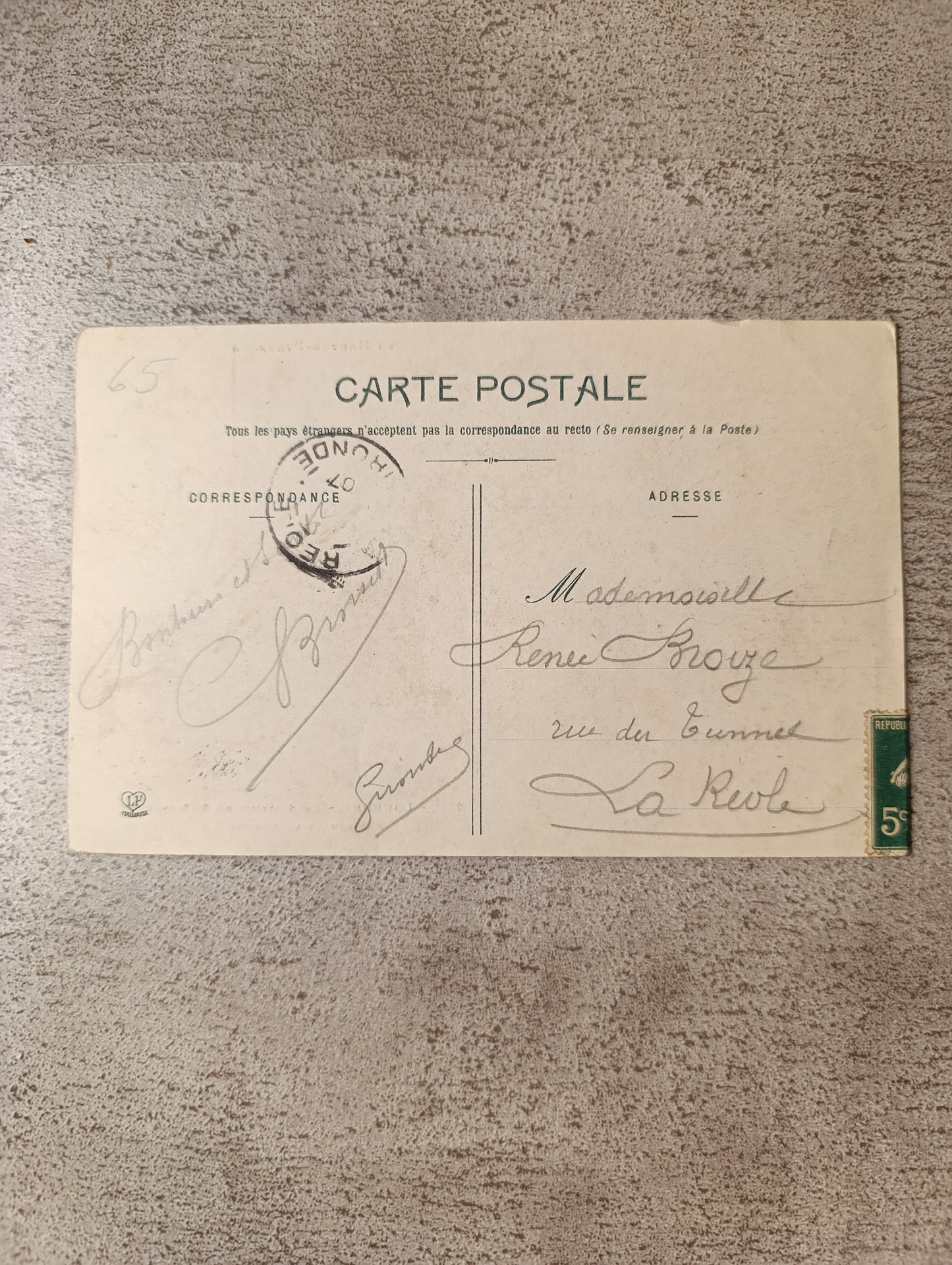 Lourdes – Bénédiction du Saint-Sacrement devant le Rosaire – carte postale ancienne