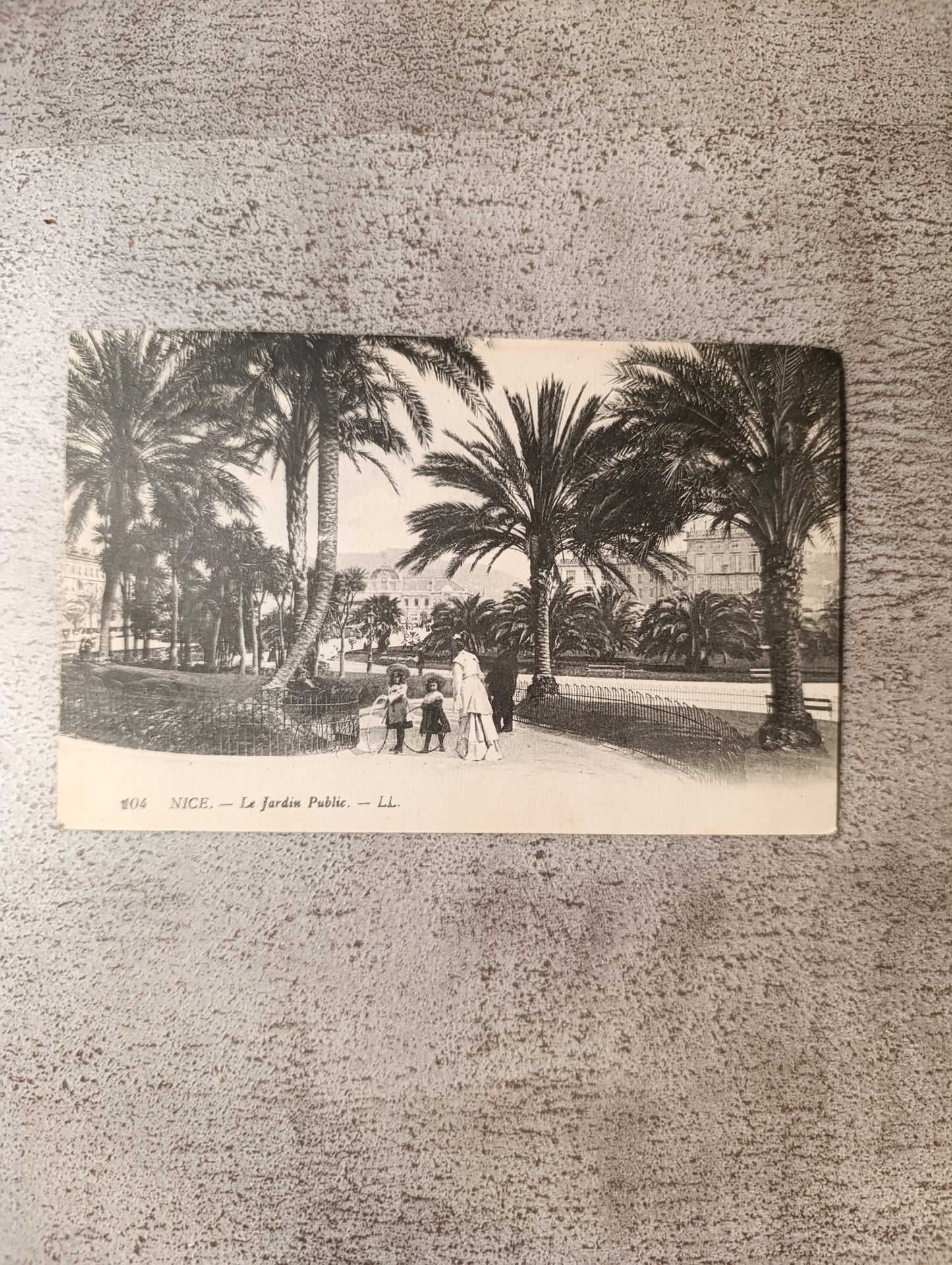 Nice – Le Jardin Public – carte postale ancienne LL